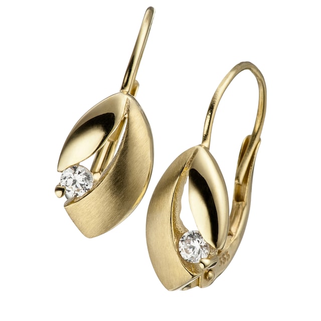 JOBO Paar Ohrhänger »Ohrringe mit Zirkonia«, 333 Gold online kaufen | BAUR