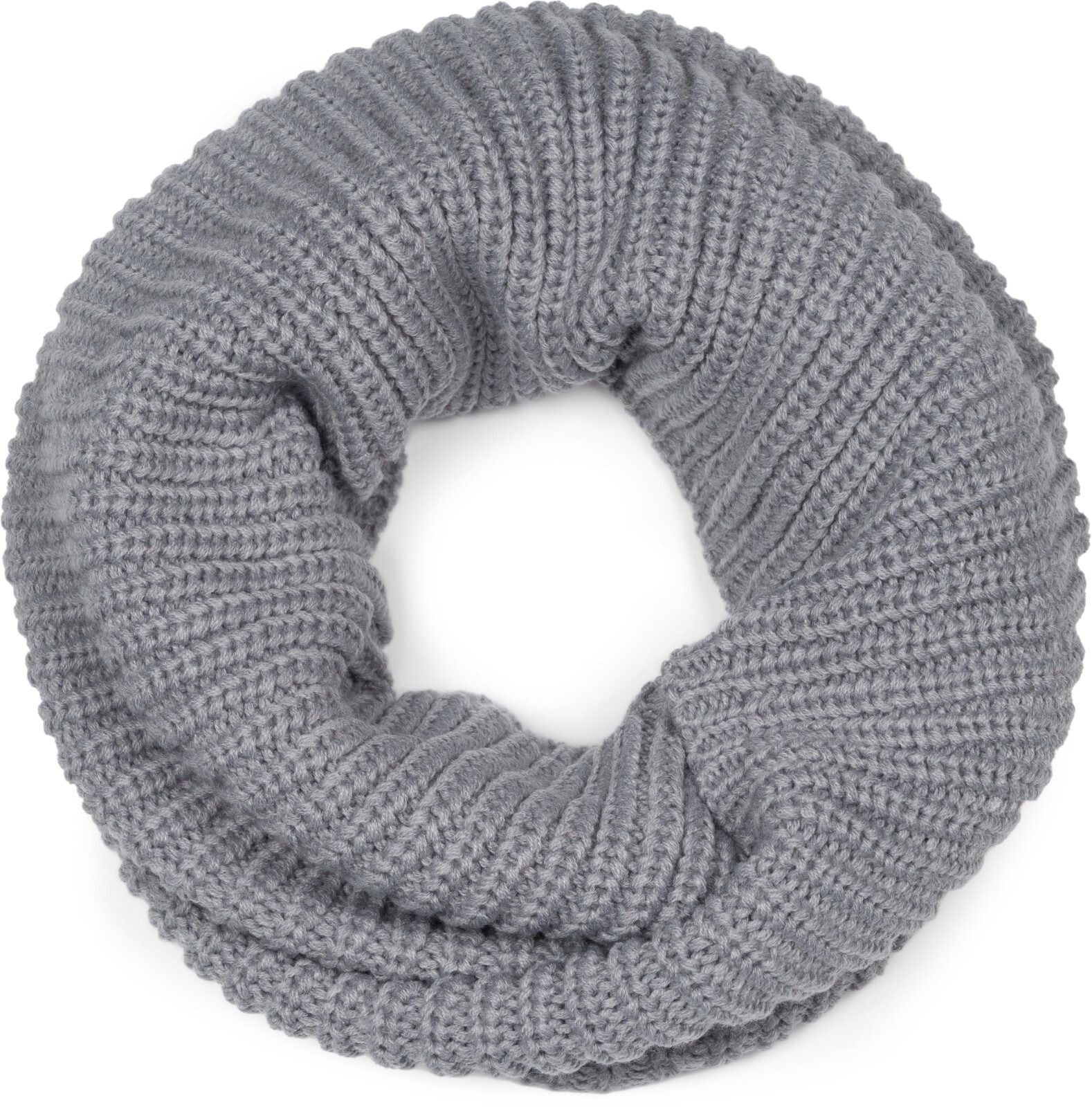 styleBREAKER Strickschal "Unifarbener Feinstrick Loop" 1 Stk.