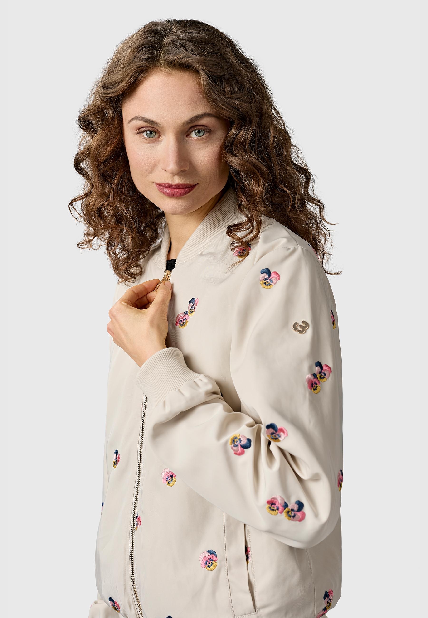 Ragwear Outdoorjacke »Lunara YOUMODO« ohne Kapuze Leichte Übergangsjacke mit Bomberkragen