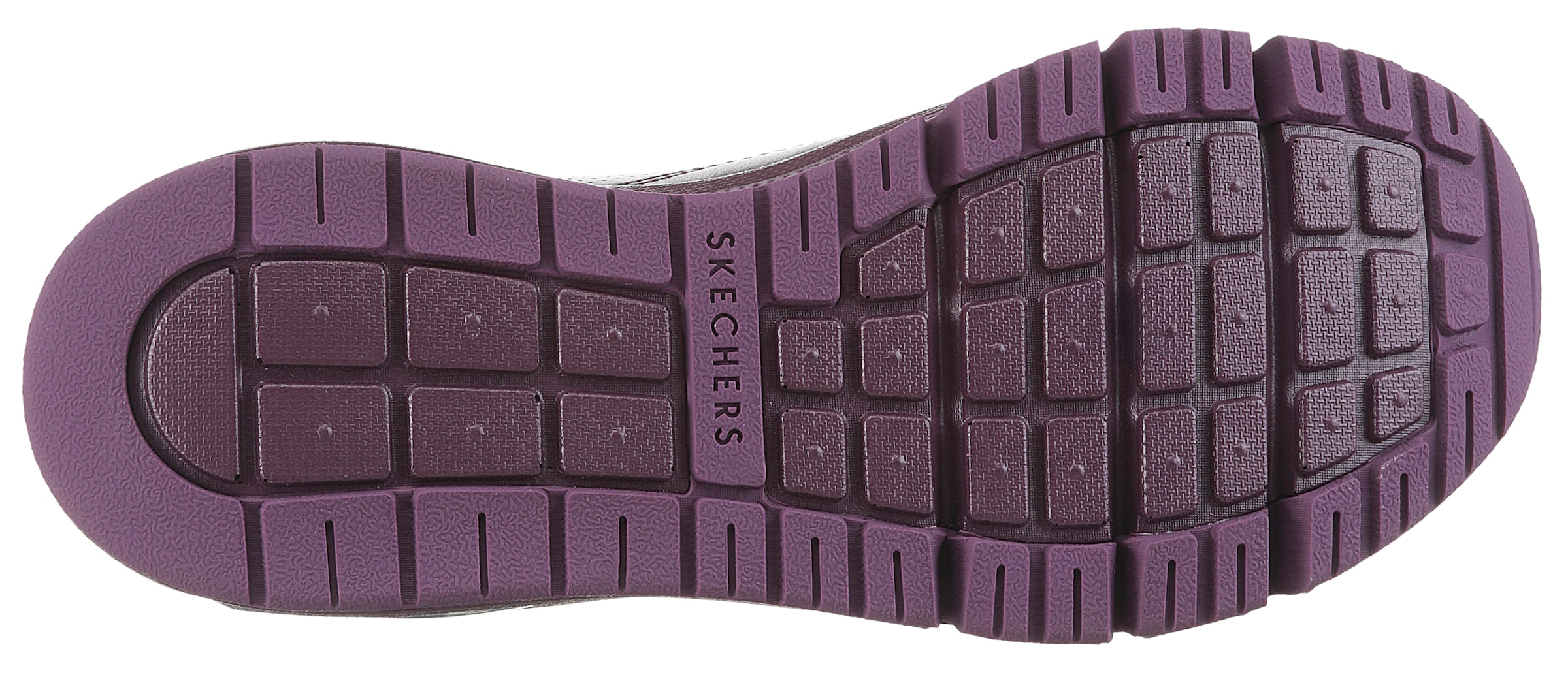 Skechers Sneaker »UNO ICON - LUSTROUS AIR«, Keilsneaker, Plateausneaker, Schnürschuh im Metallic Look