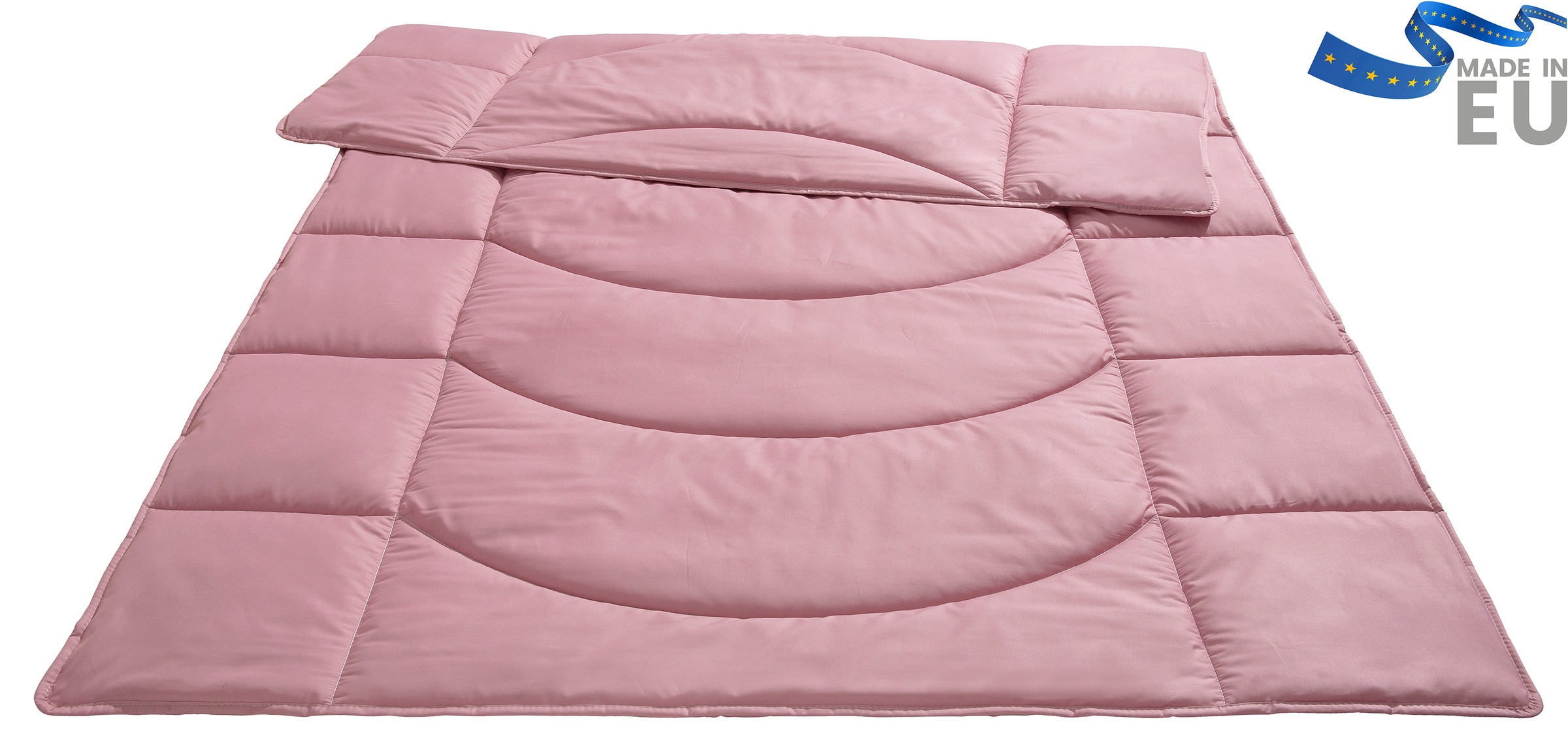 OTTO home Microfaserbettdecke "Microlux, Bettdecke 135x200 cm und Übergrößen bis 240x220cm" normal Füllung Feuchtigkeitsregulierende 3D Klimafaser (Polyester) 1 Stk. tlg. fest versteppter Bezug - keine Bettwäsche nötig, Sommer, Winter