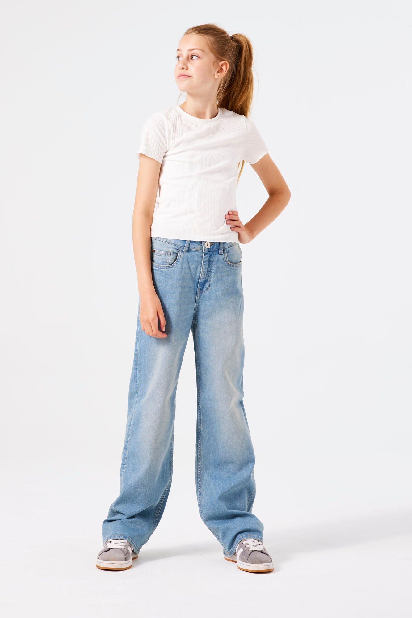 Garcia Straight-Jeans »Ilvy«, for Girls, mit weitem Bein