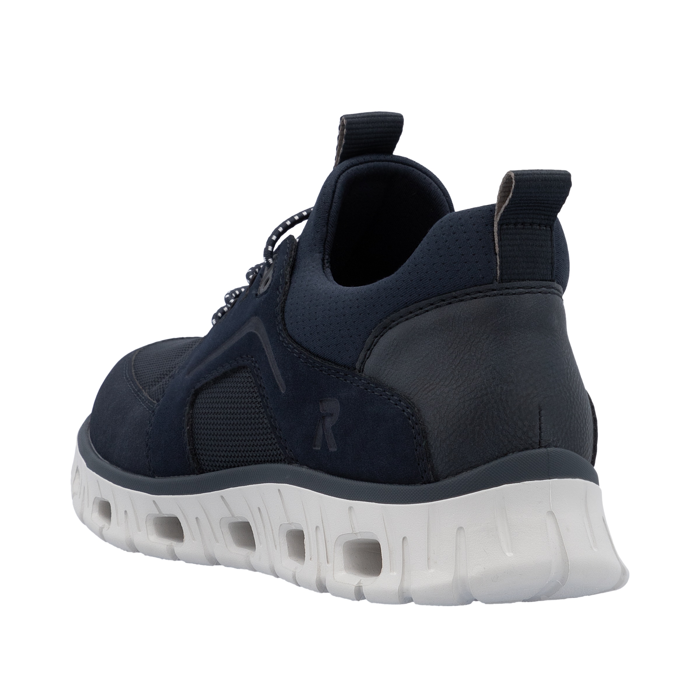 RIEKER Sport Slip-On Sneaker, Freizeitschuh, Halbschuh, Slipper mit Anziehlaschen