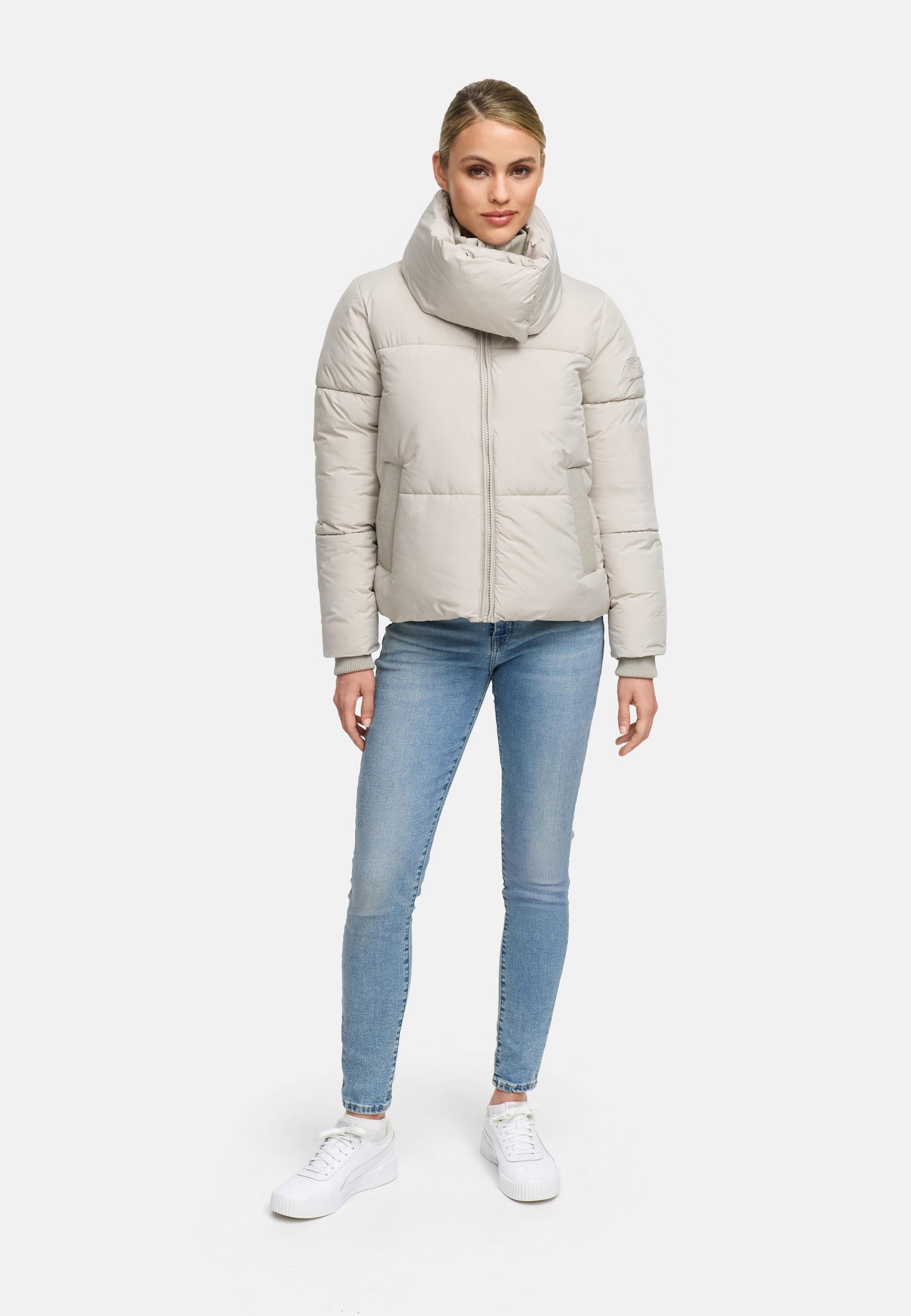 Navahoo Outdoorjacke »Traumelfe 14«, ohne Kapuze, Winter Steppjacke mit hohem Kragen