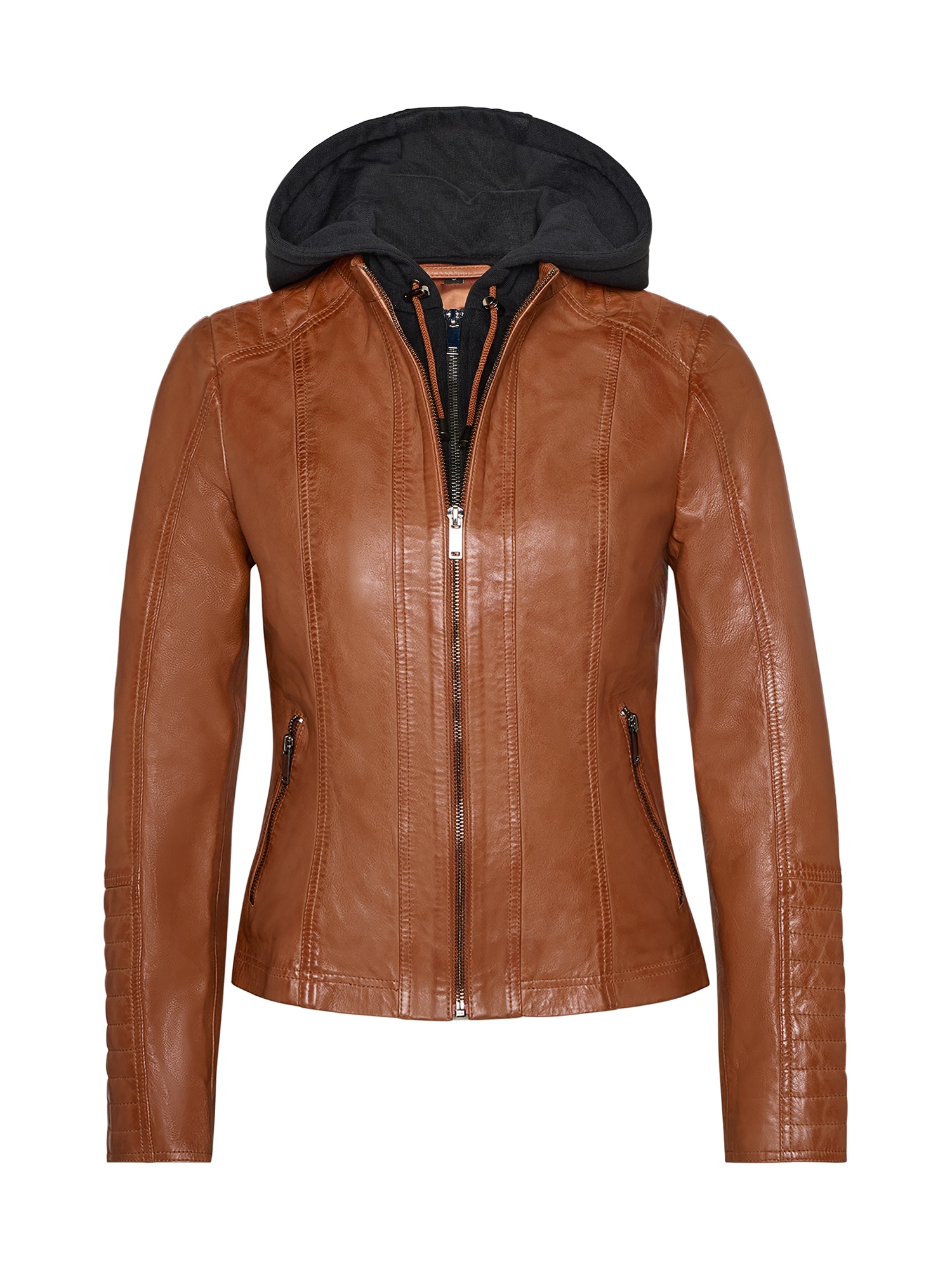 RICANO Bikerjacke "Lederjacke Rania" Handgefertigt aus echtem Leder