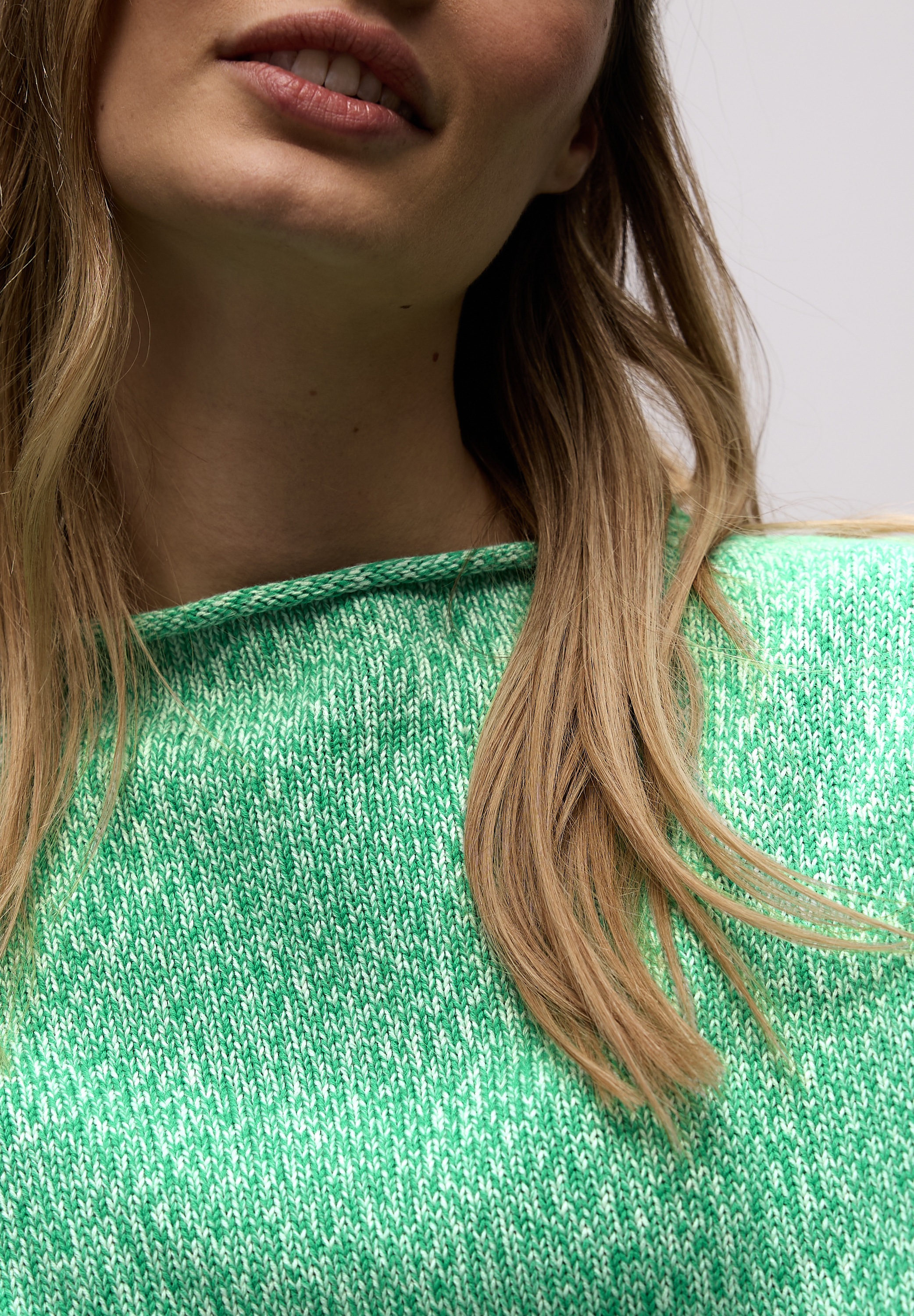 STREET ONE Strickpullover aus reiner Baumwolle günstig online kaufen