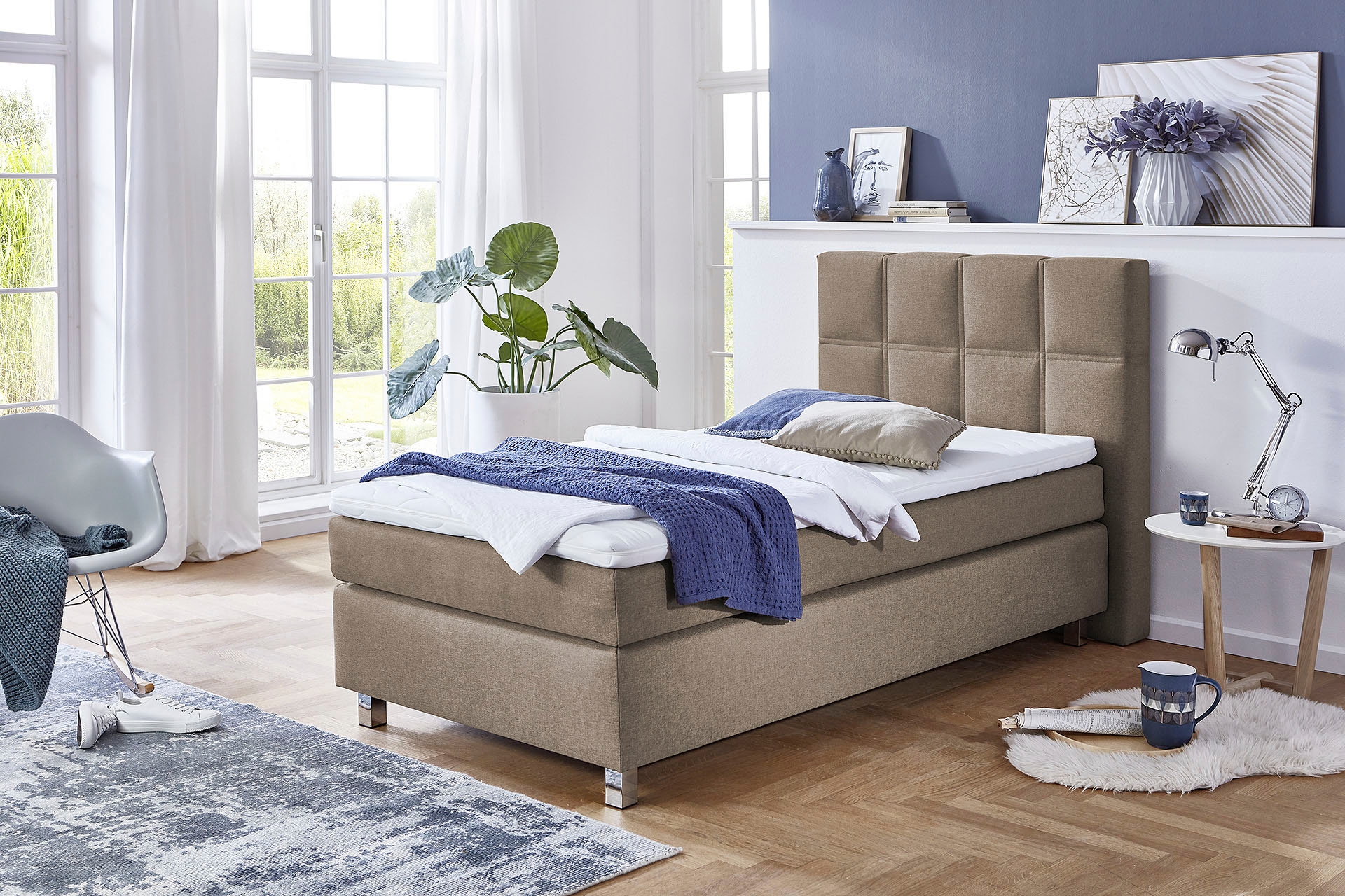 Westfalia Schlafkomfort Boxspringbett mit Topper