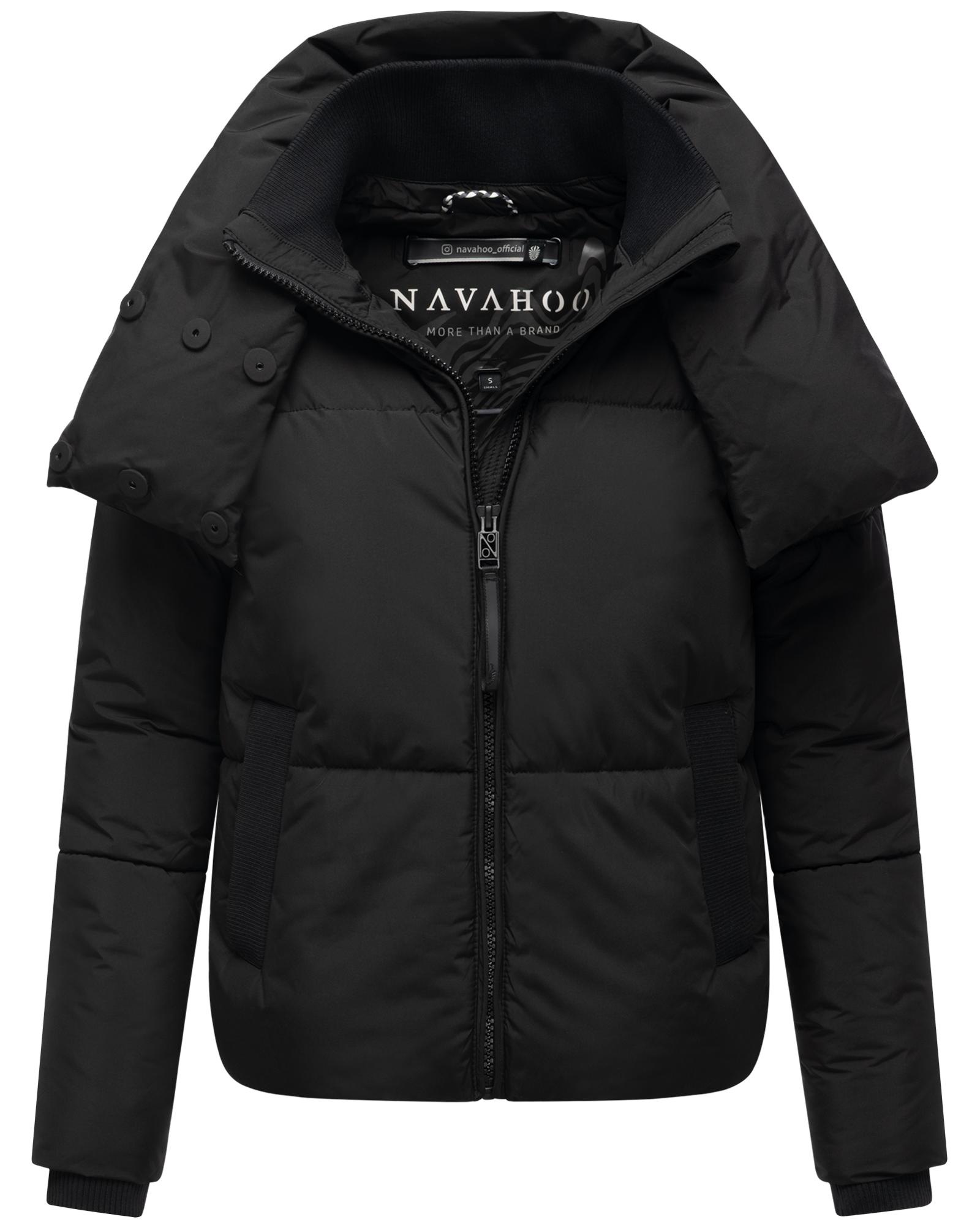 Navahoo Outdoorjacke »Traumelfe 14«, ohne Kapuze, Winter Steppjacke mit hohem Kragen