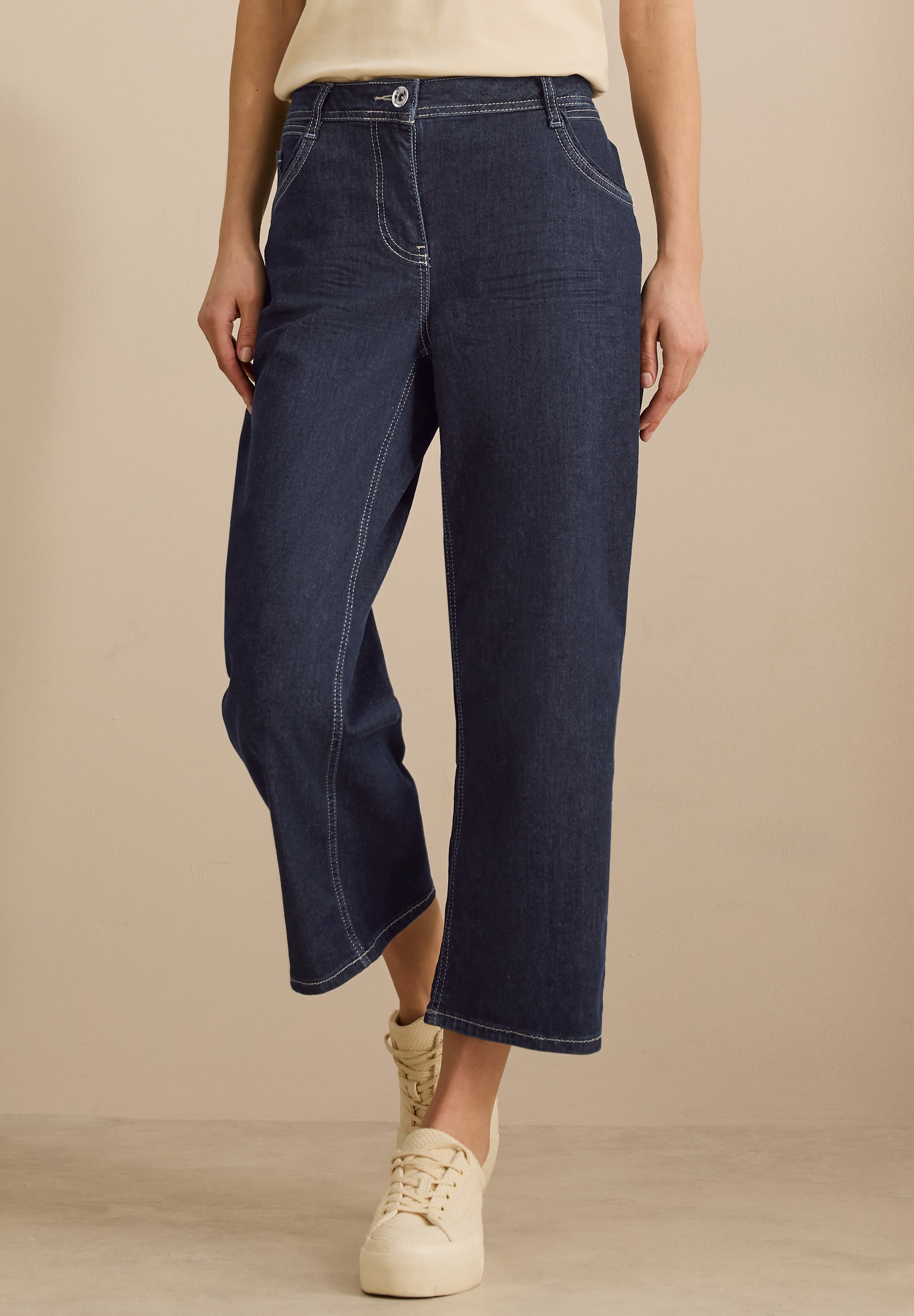 Cecil Loose-fit-Jeans, aus Baumwolle mit Stretchanteil
