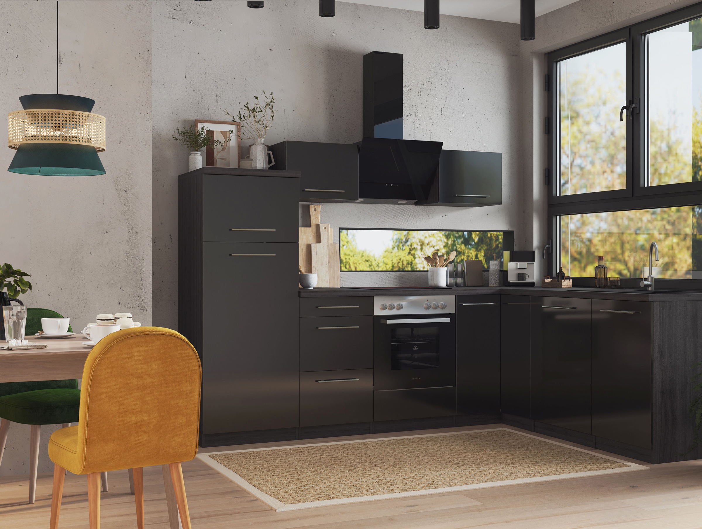 RESPEKTA Küche »Amanda« Breite 260 cm, mit Soft-Close, exklusiver Konfiguration für OTTO