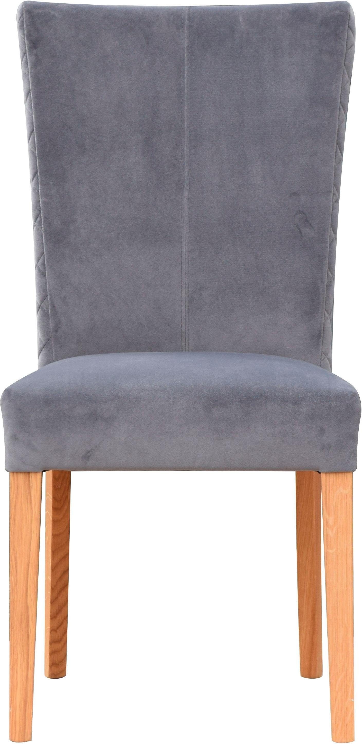 Leonique Esszimmerstuhl "Vence" (Set) 2 Stk.mit Rautensteppung in der Rücke günstig online kaufen