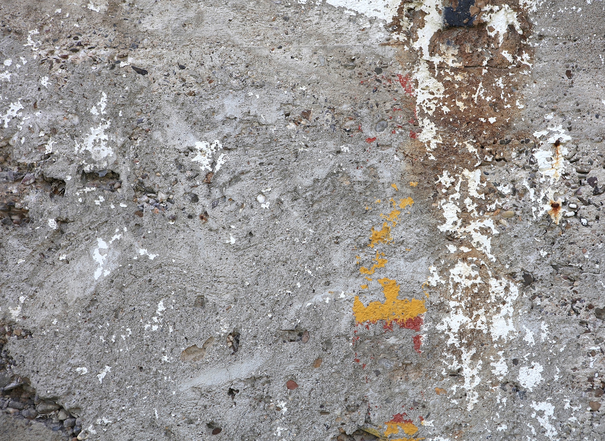 LIVING WALLS Fototapete "Designwalls Beton Detail", B/L: 3,5mm x 2,55mm, gelb, Tapeten, Vlies, Wand, Schräge, Decke