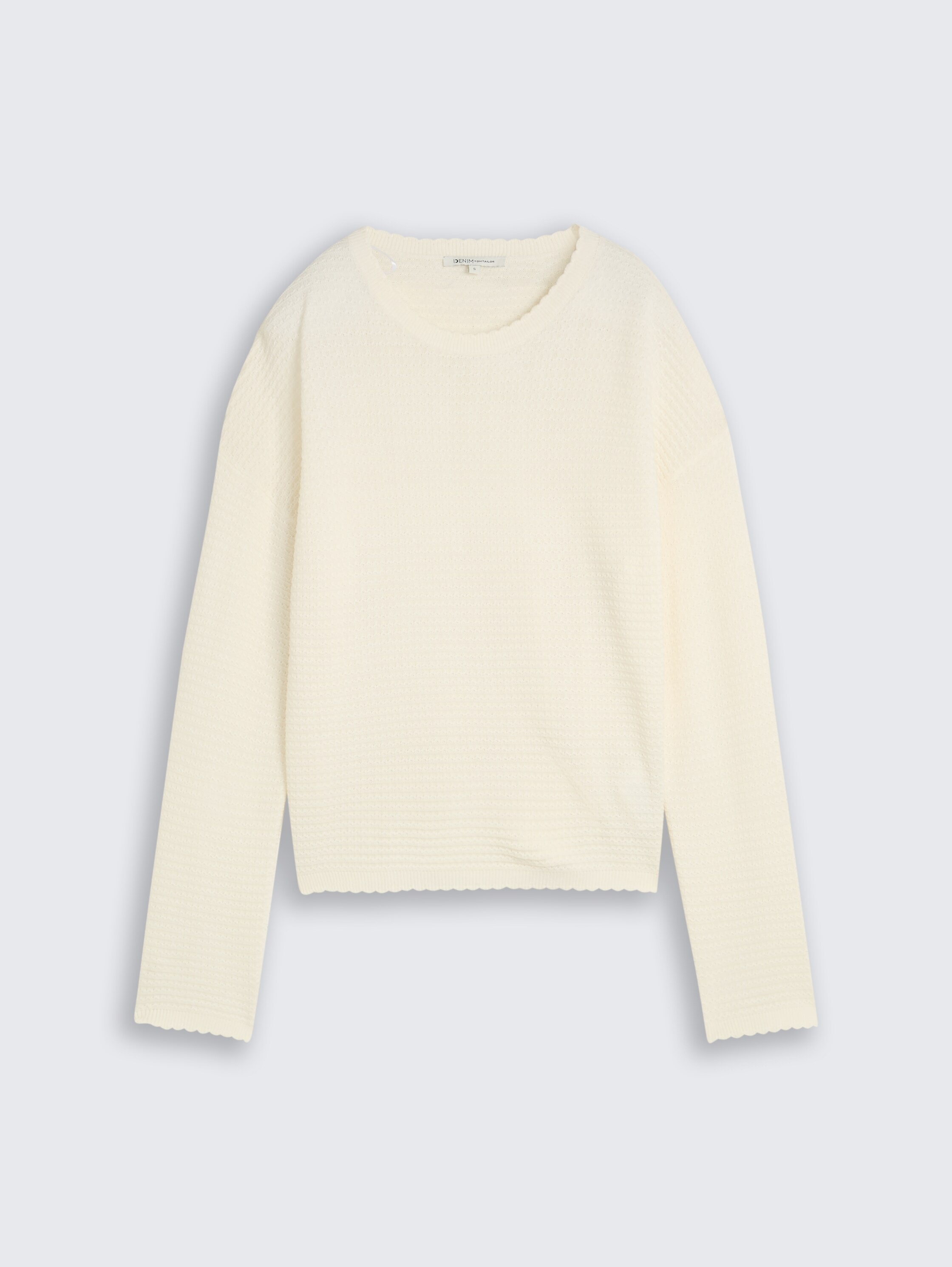 TOM TAILOR Denim V-Ausschnitt-Pullover