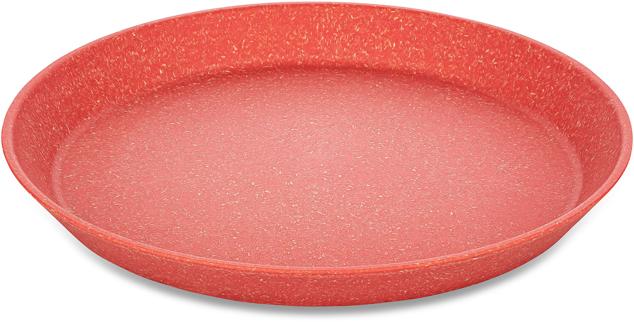 KOZIOL Speiseteller "CONNECT PLATE Ø 20,5 cm, aus biozirkulärem Material" Teller Set, Spülmaschinengeeignet und melaminfrei, Made in Germany