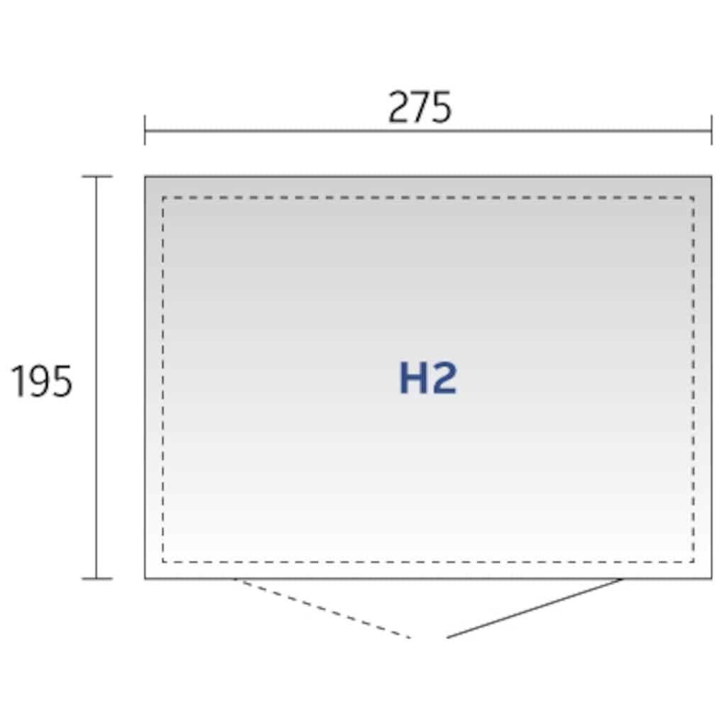 Biohort Gerätehaus »Highline H2«