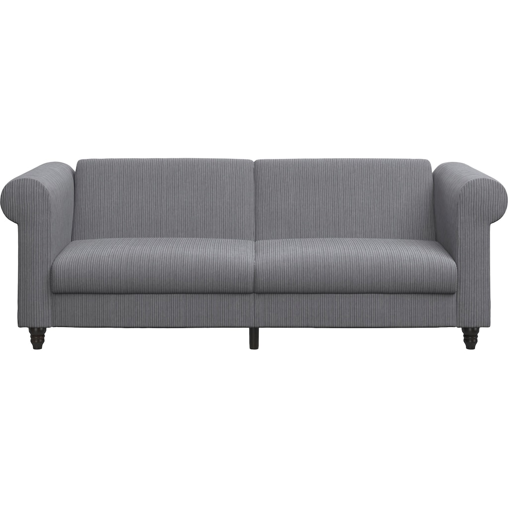 Dorel Home 3-Sitzer »Felix II, Schlafsofa 236cm, (Liegefläche 108x190cm), Rückenlehne«