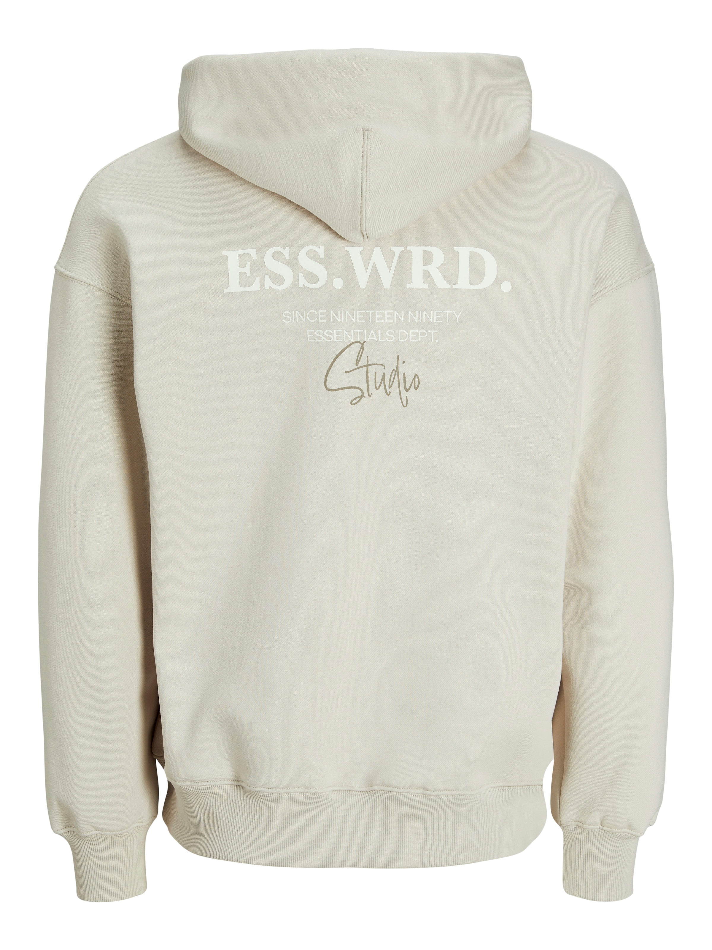 Jack & Jones Kapuzensweatshirt »JJEURBAN EDGE STUDIO SWEAT HOOD NOOS«, mit Front und Back Print