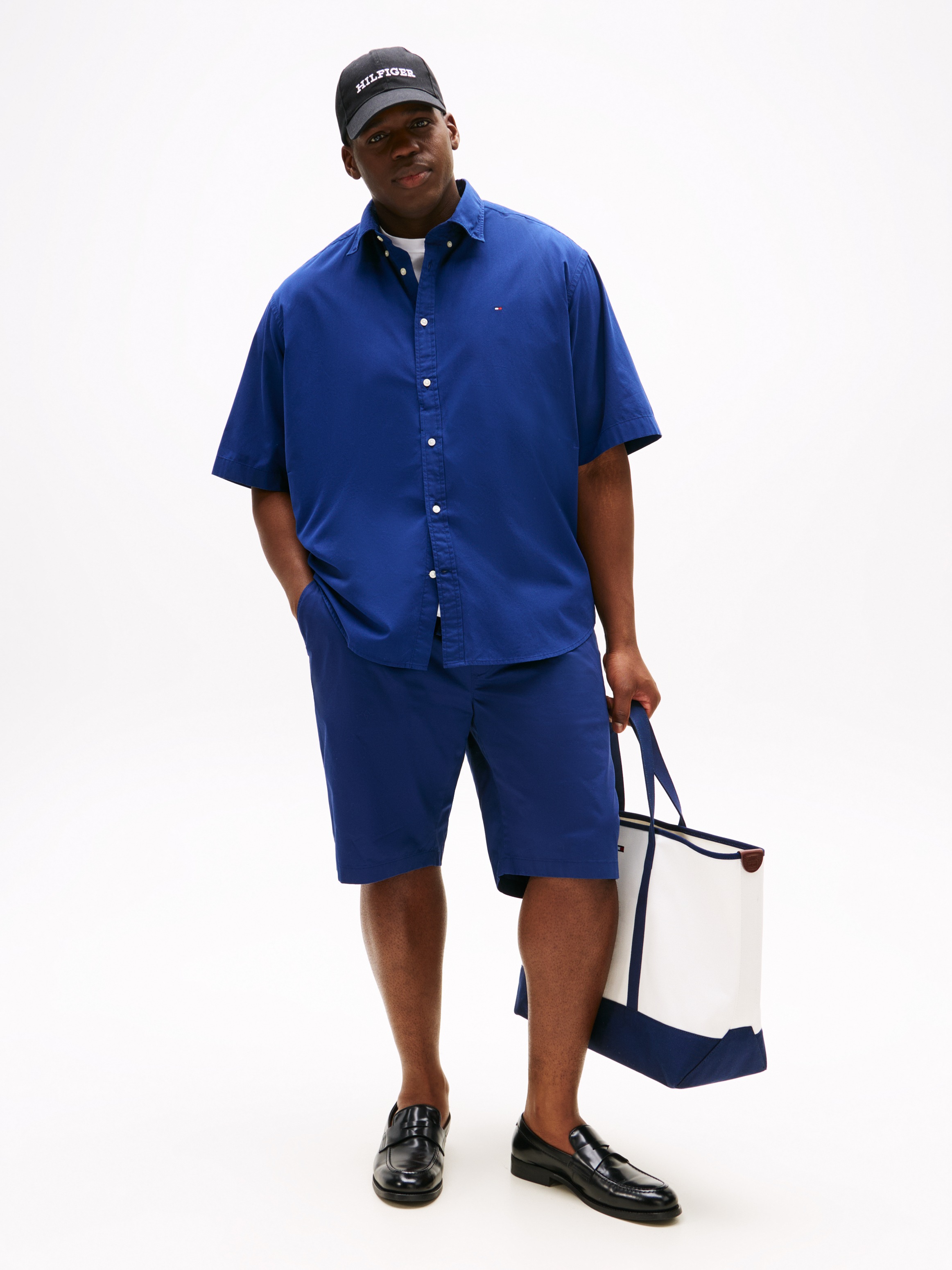 Tommy Hilfiger Big & Tall Kurzarmhemd "BT-FLEX POPLIN SOLID" Große Größen günstig online kaufen