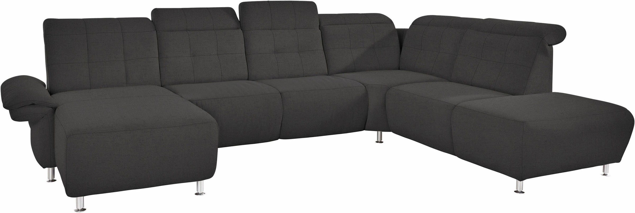 Home affaire Wohnlandschaft "Manhattan U-Form" 2 Sitze mit elektrischer Rel günstig online kaufen