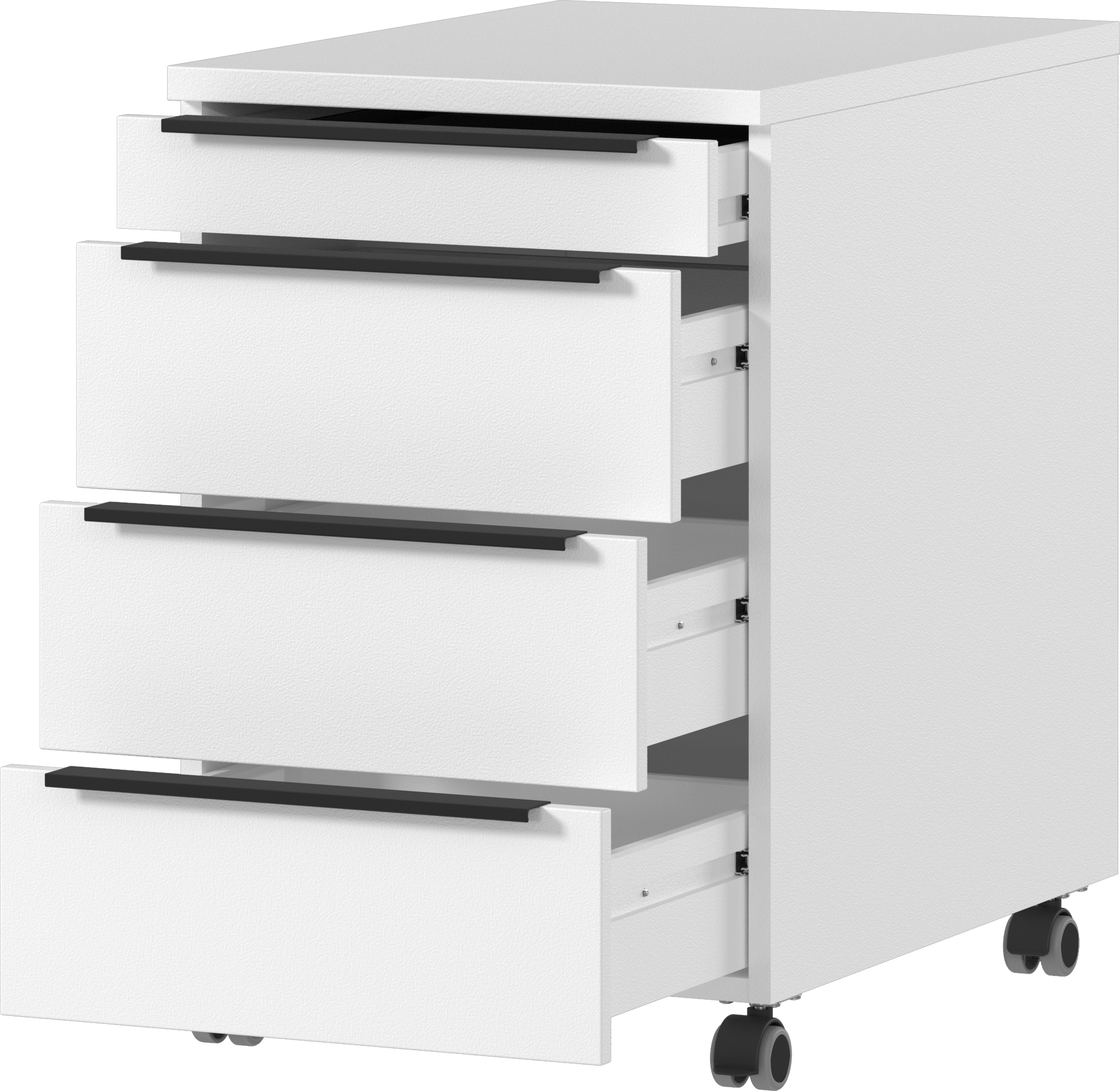 GERMANIA Büromöbel-Set »Mailand, inkl. Schreibtisch (elektr. höhenverstellbar) & Rollcontainer«, (2 tlg.), Breitenvariante wählbar (140-180 cm), Made in Germany