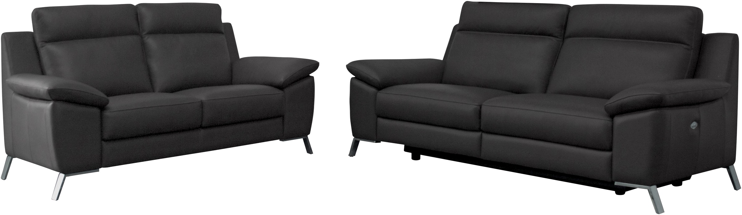 CALIA ITALIA Polstergarnitur "Roby" Set, 2 Stk. tlg. in Leder, mit elektris günstig online kaufen