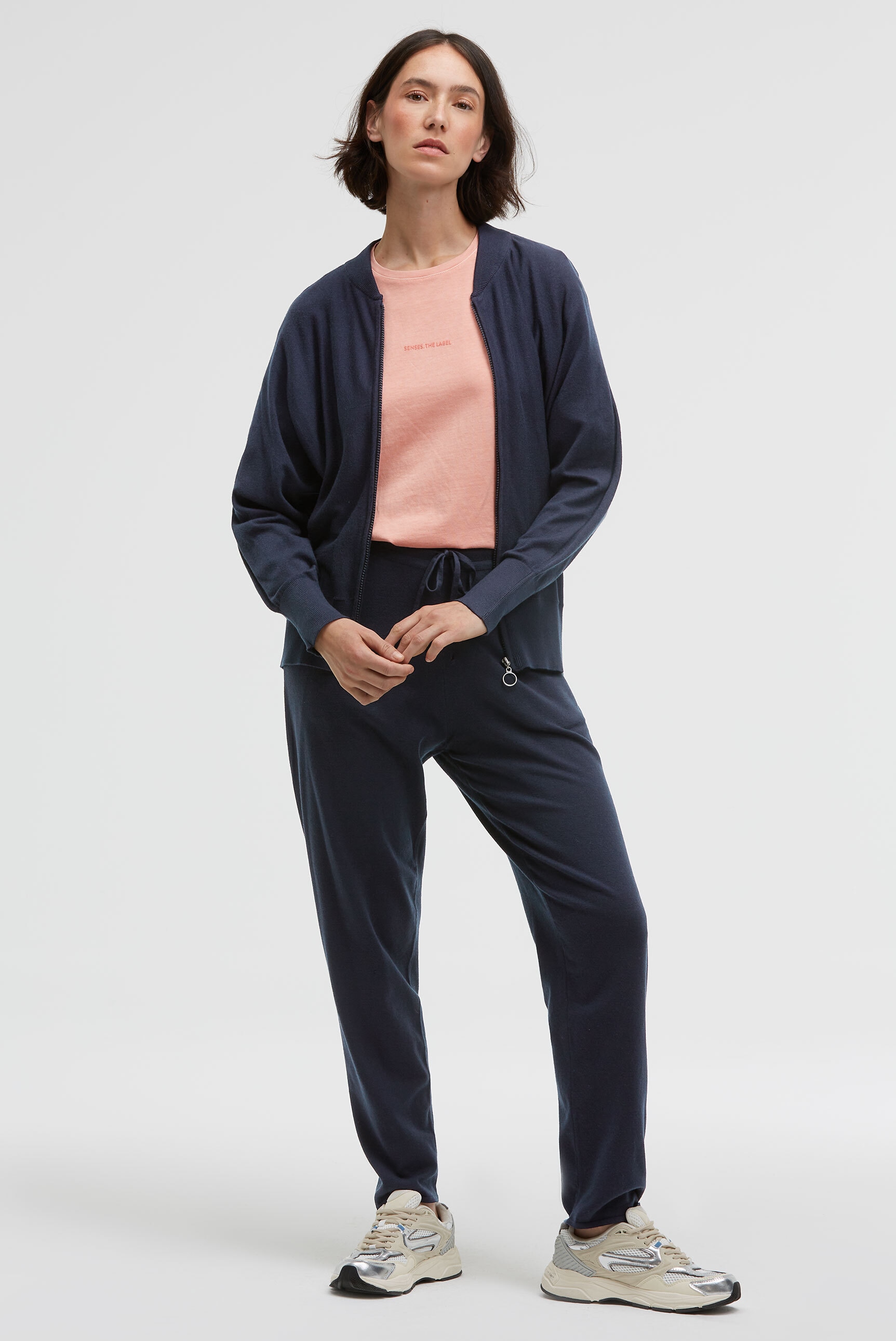 SENSES.THE LABEL Strickhose, mit Elastikbund und Kordel günstig online kaufen