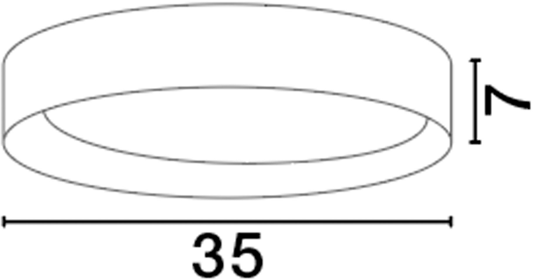 Nova Luce LED Deckenleuchte »STAKE« LED-Modul 1 Stk. Warmweiß