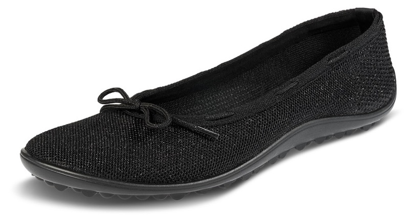 Barfußschuh »TANGO«, mit Zierschleife und Glitzer