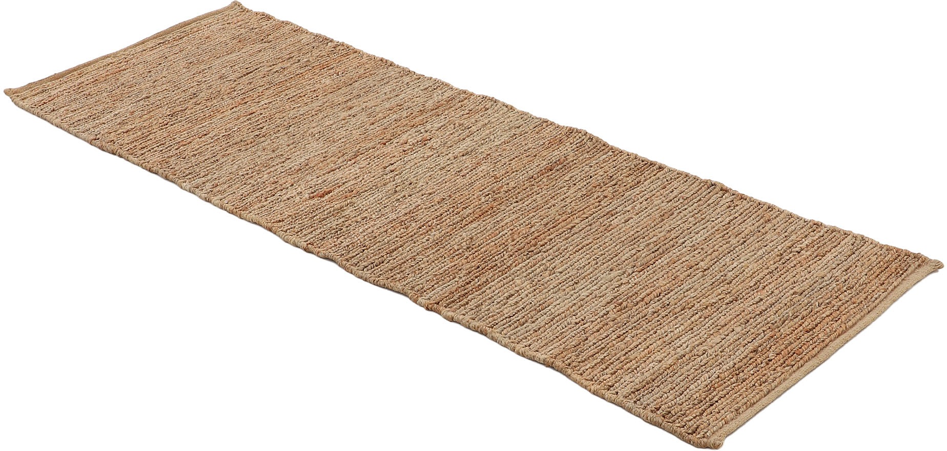 Thumbnail - carpetfine Teppich "Nala Juteteppich Naturfaser", rechteckig, 9 mm Höhe, wendbar, aus 100% Jute, in vielen Größen und Fo...