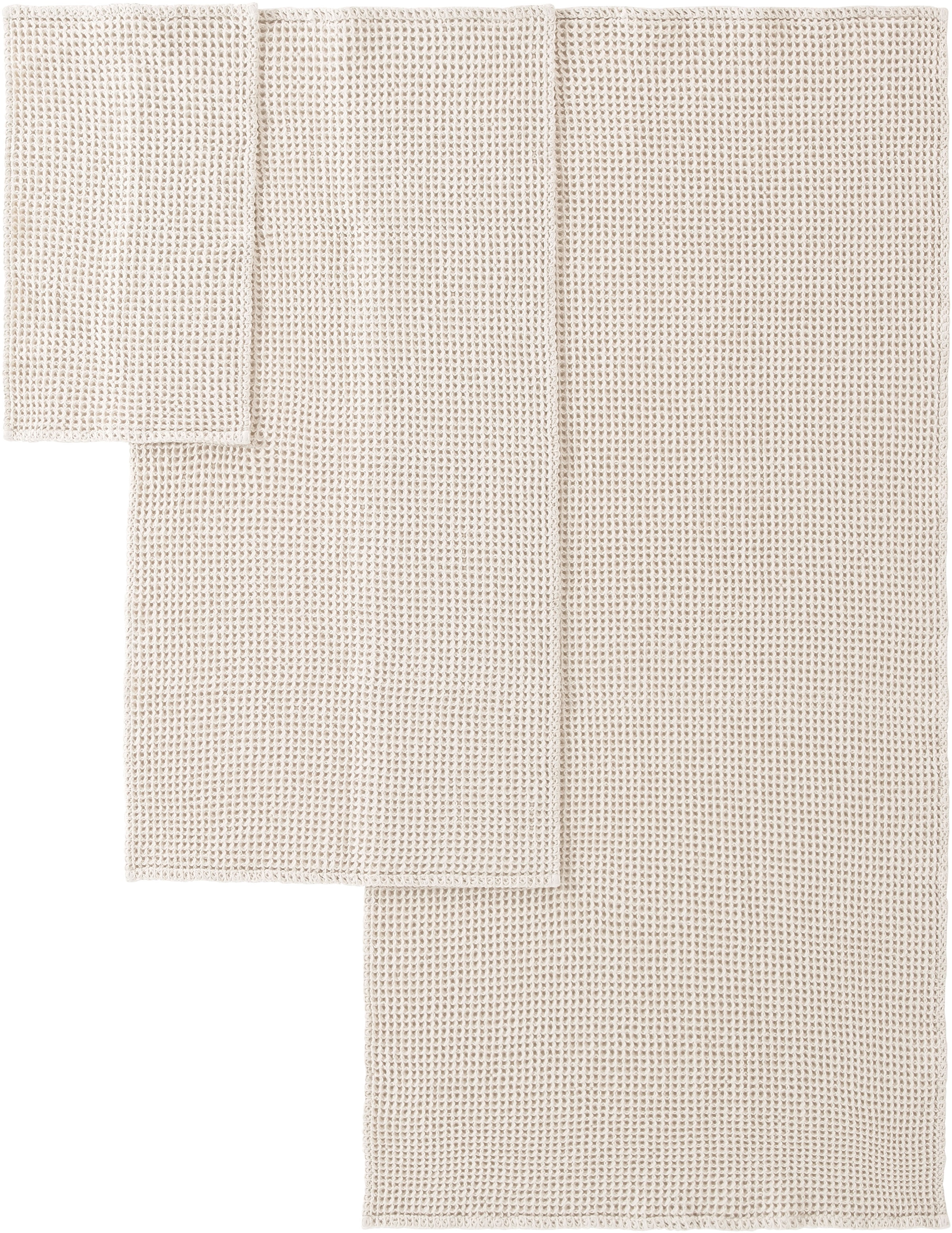 LeGer Home by Lena Gercke Handtuch Set »Tabina, Duschtücher, Handtücher, Gästetücher, Premium 500 gr/m²« Set 6 Waffelpiqué Premium Handtücher, 100% Baumwolle, weich, 5 Jahre Garantie