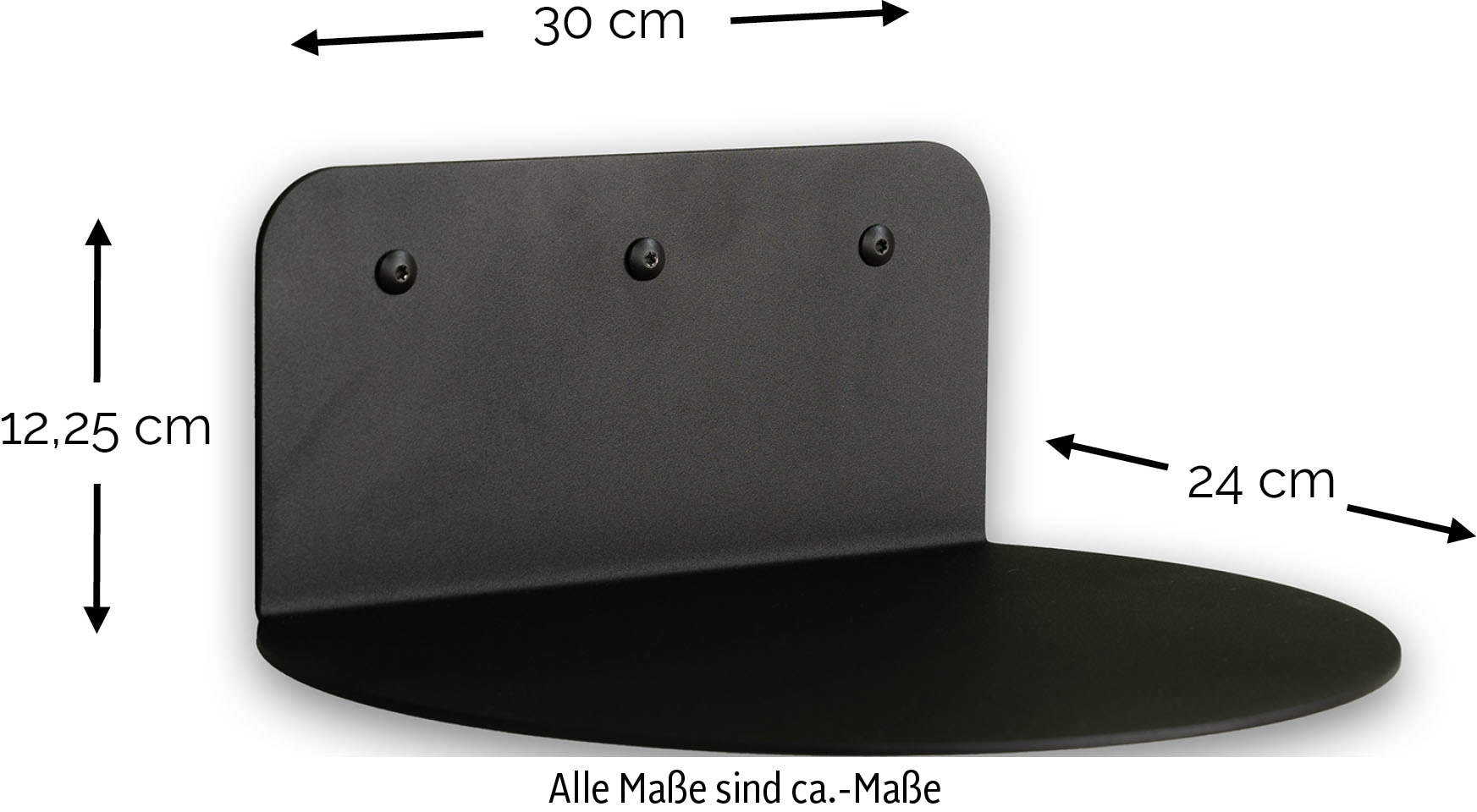 Spinder Design Wandregal »FLEX«, (1 St.), Multifunktionales Wandregal aus Stahl