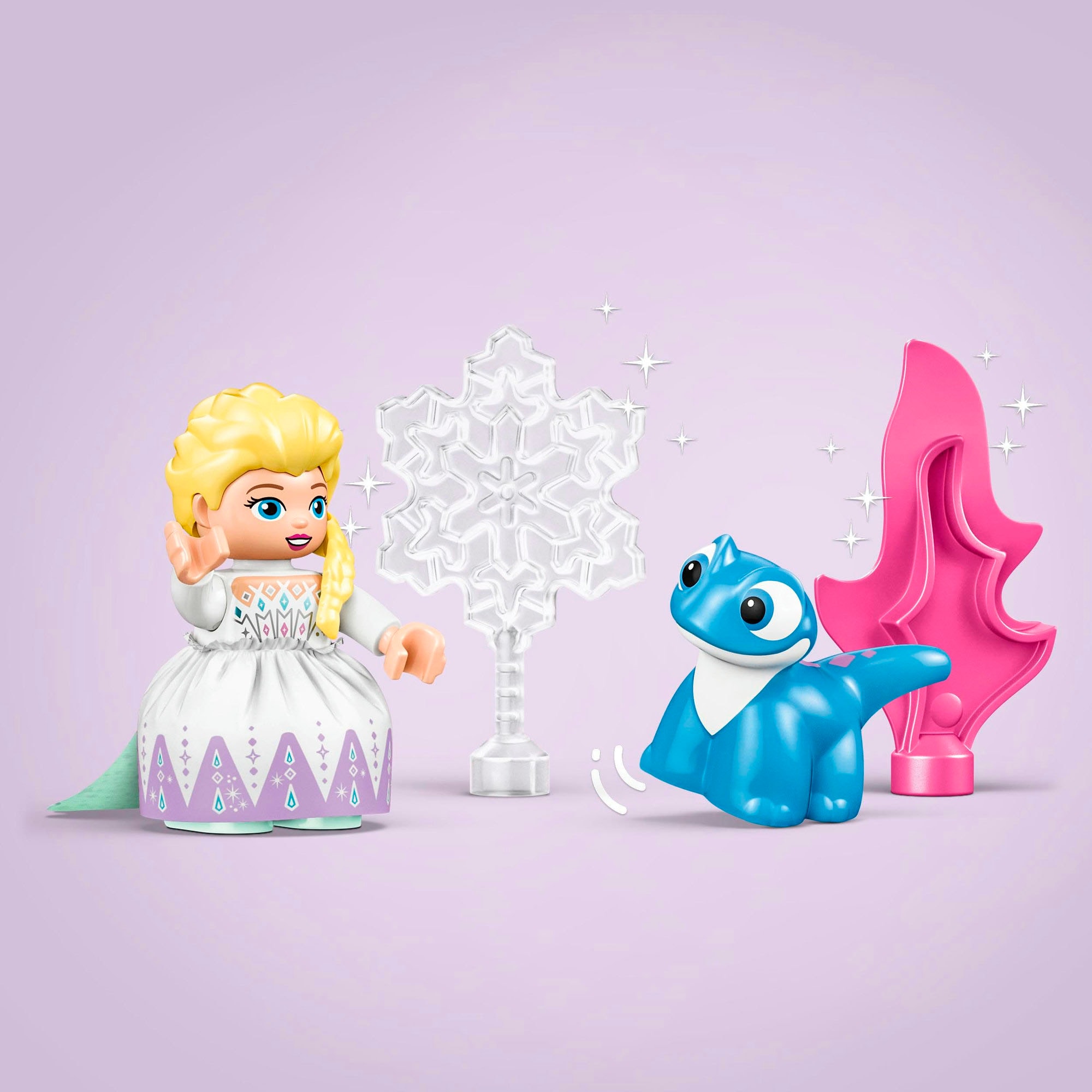 LEGO® Konstruktionsspielsteine »Elsa und Bruni im Zauberwald (10418), LEGO® DUPLO Disney™«, (31 St.), Made in Europe