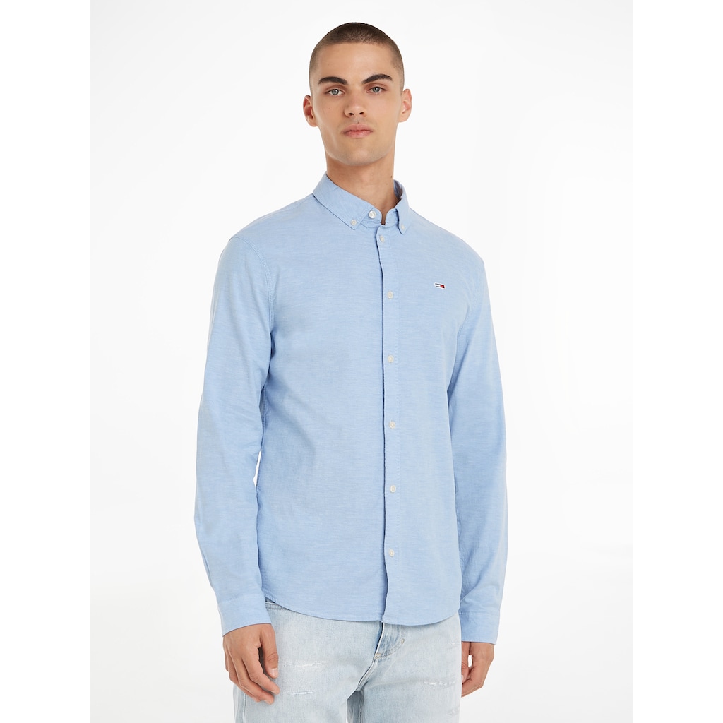 Tommy Jeans Langarmhemd »TJM SLIM STRETCH OXFORD SHIRT«