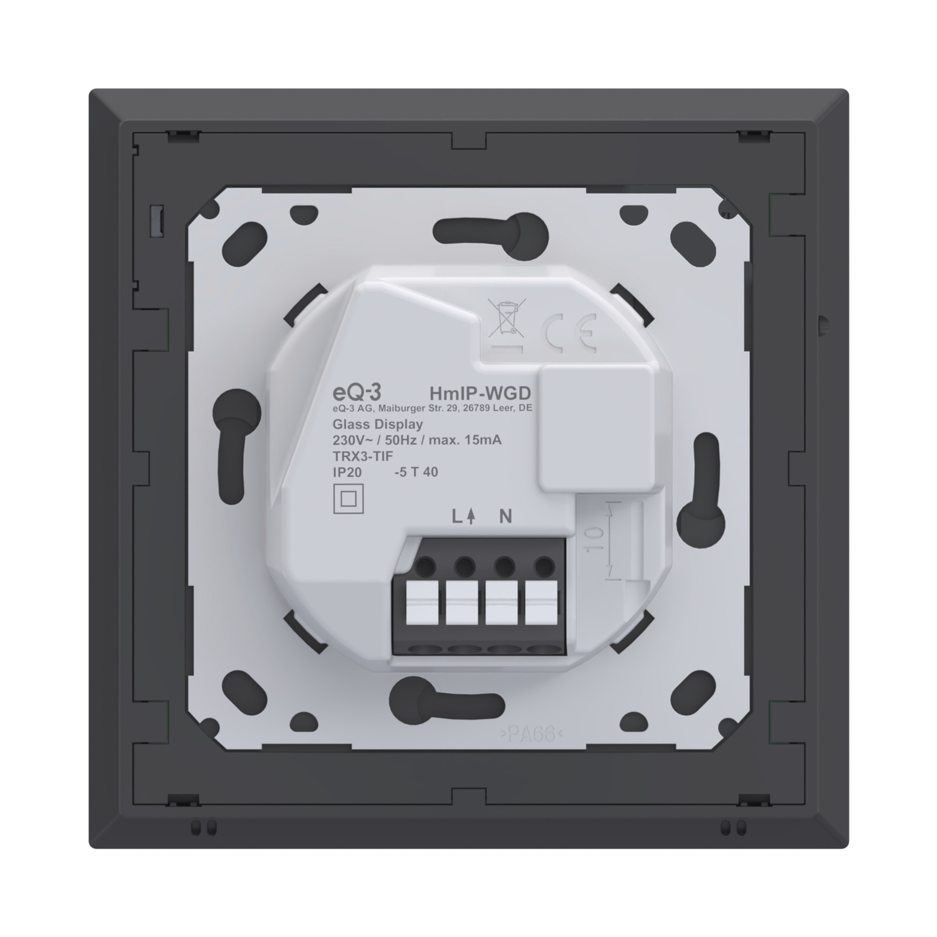 Homematic IP Smart-Home-Steuerelement »Glasdisplay«