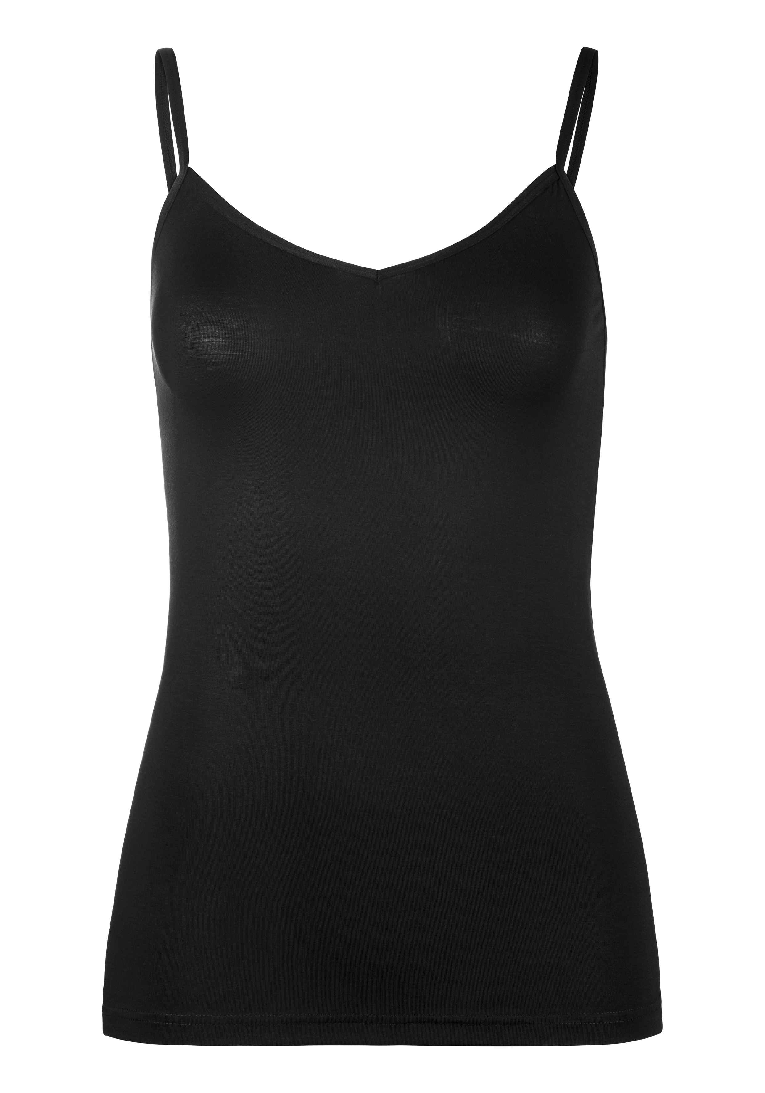 Thumbnail - LASCANA Unterhemd Packung, 2er-Pack, 2 Stk. tlg., Spaghettiträger-Top, Unterziehshirt