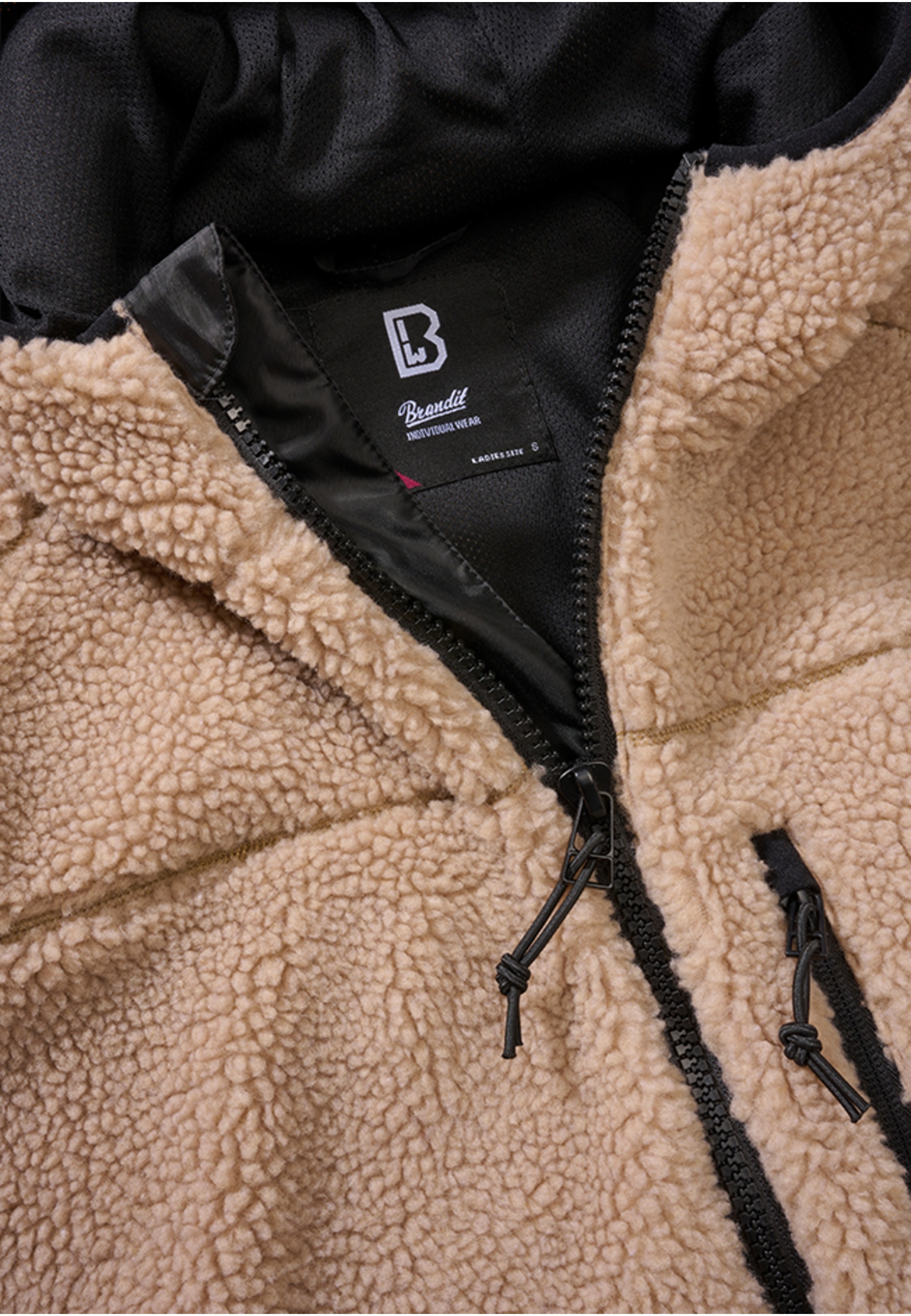 Brandit Allwetterjacke »Brandit Damen Ladies Teddyfleecejacket« 1 Stk. tlg. mit Kapuze