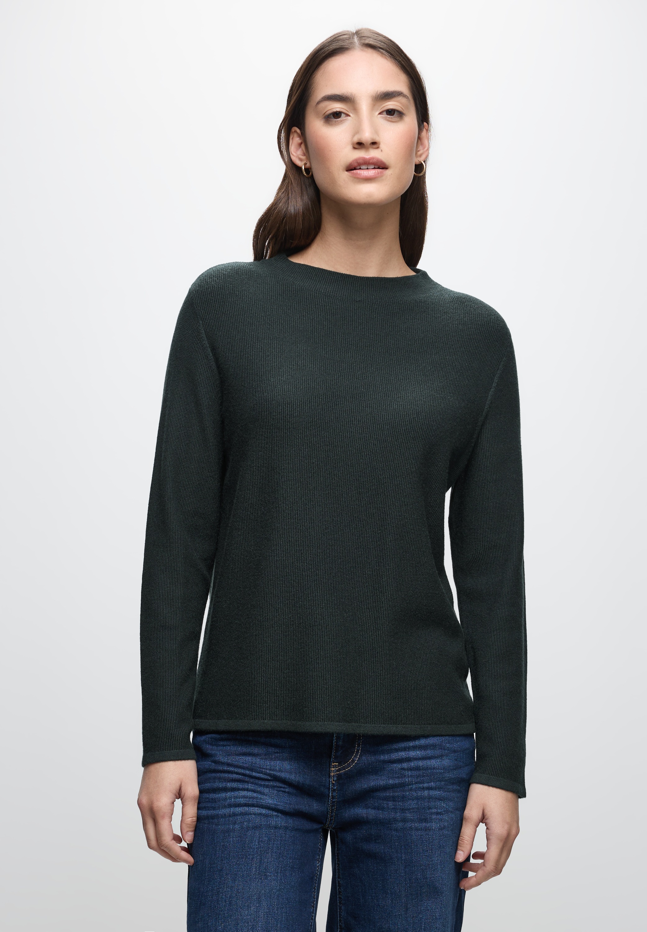 STREET ONE Strickpullover, aus softem Materialmix günstig online kaufen