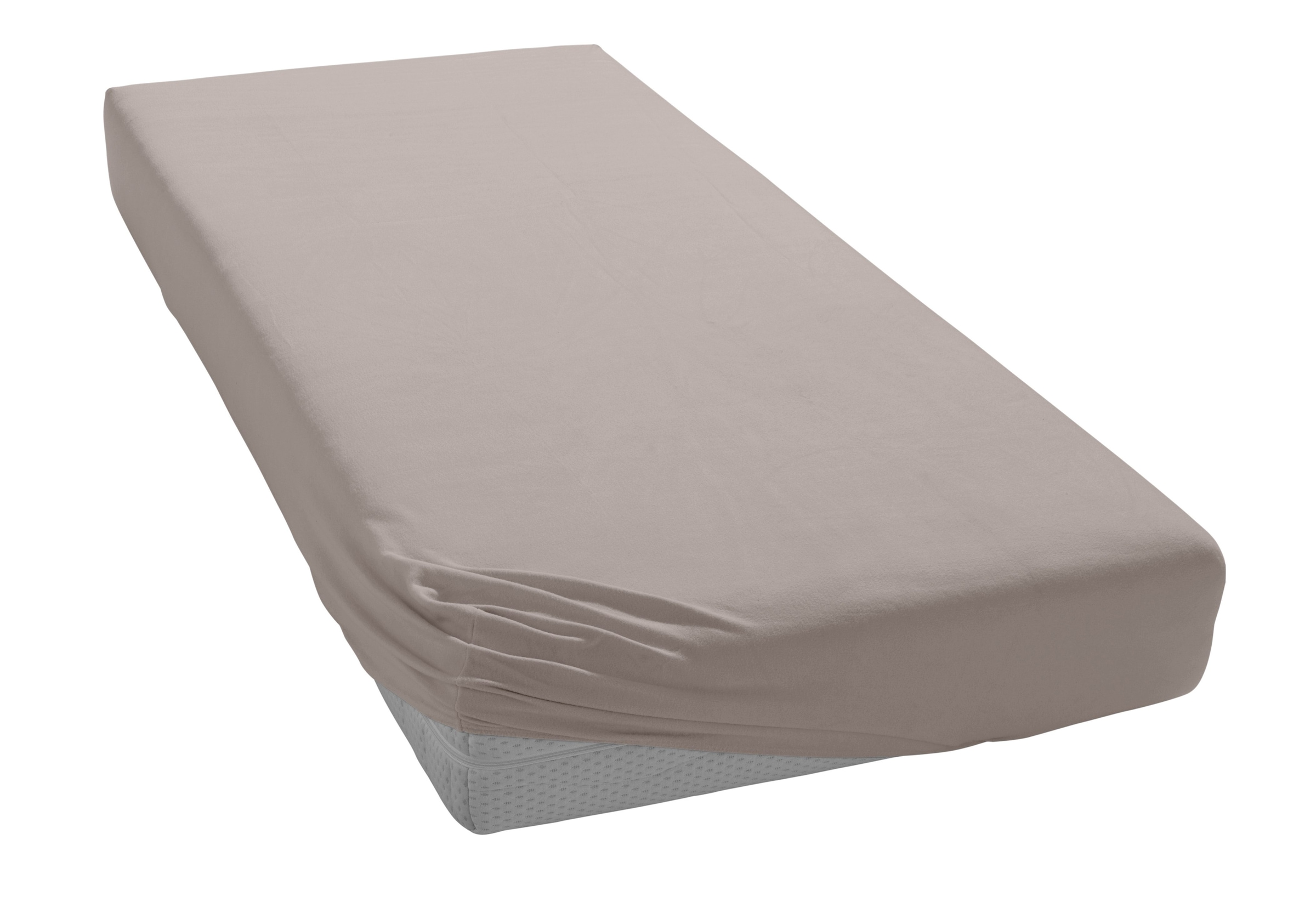 Elegante Spannbettlaken »Mako-Jersey« in hochwertiger Qualität mit Elasthan-Anteil