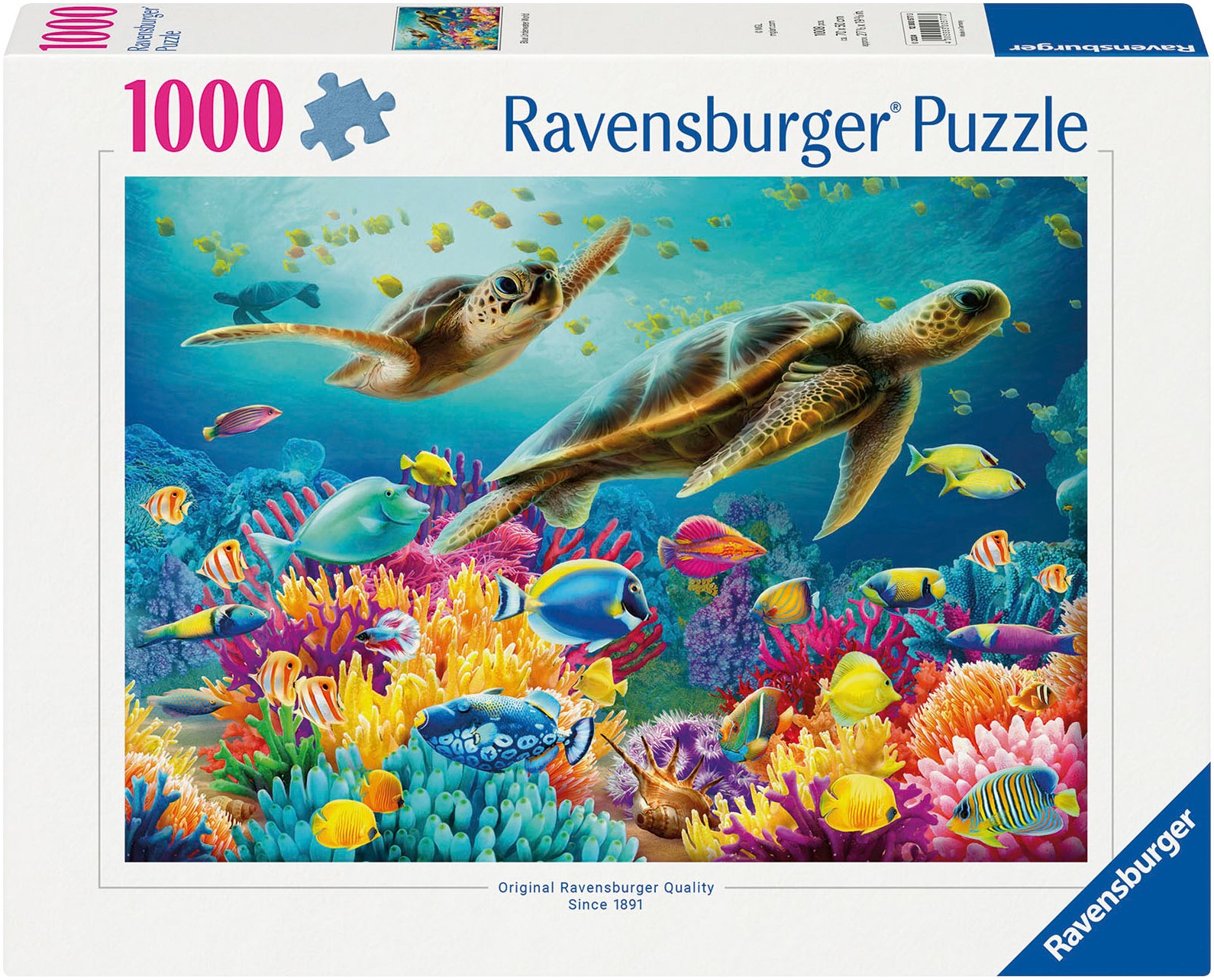 Ravensburger Puzzle »Blaue Unterwasserwelt«, Made in Germany