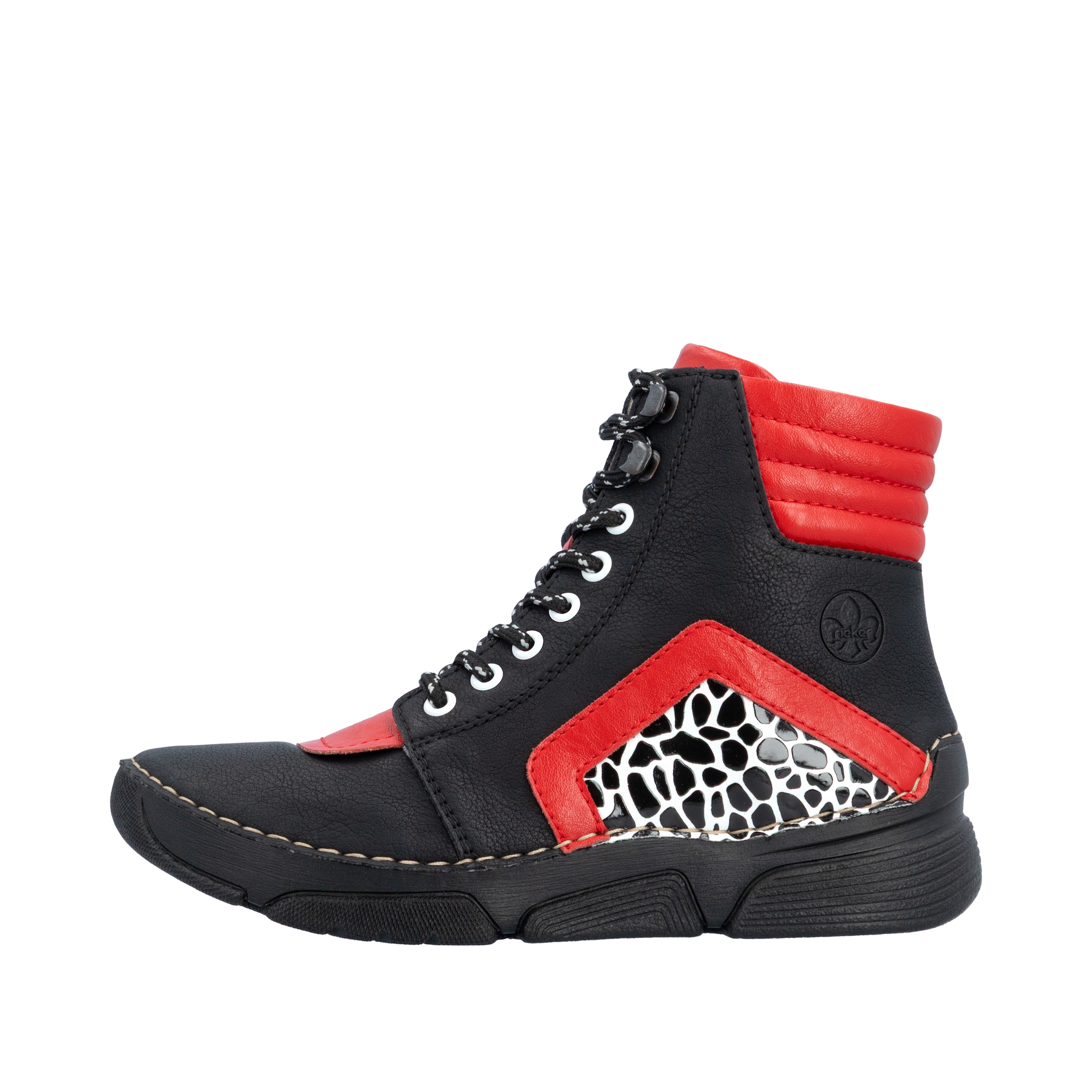 Rieker Sneakerboots  Schnürboots, Schnürstiefelette mit zusätzlichem Innenreißverschluss