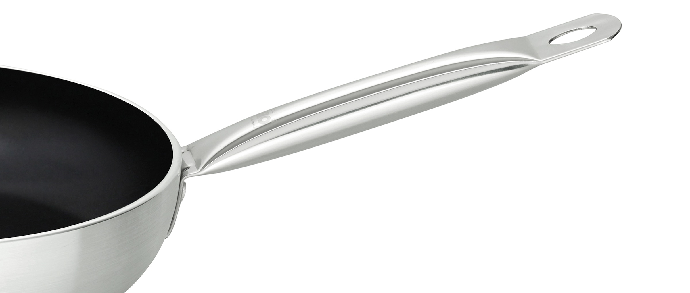 Elo Pfannen-Set »Bistro Line 3 teilig«, Aluminium, (Set, 3 tlg., je 1 Bratpfanne Ø 24/28 cm, 1 Wok Ø 28 cm), Induktion