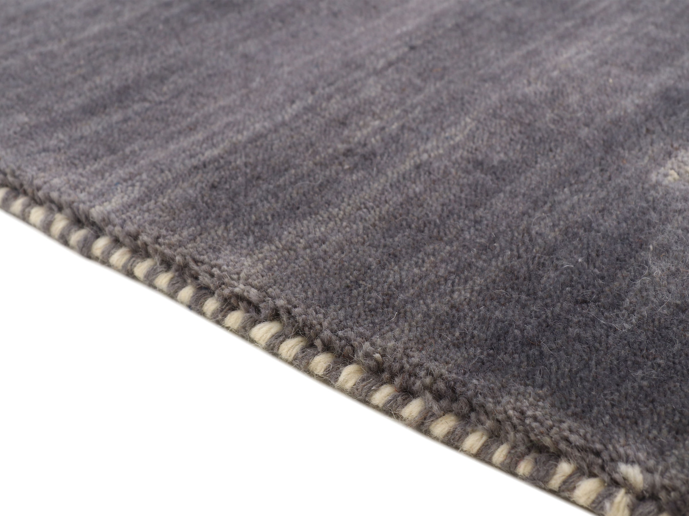 carpetfine Wollteppich »Gabbeh-Uni«, quadratisch, 15 mm Höhe, reine Wolle, handgewebt, Gabbeh Loom Tiermotiv, Sonderform Quadrat