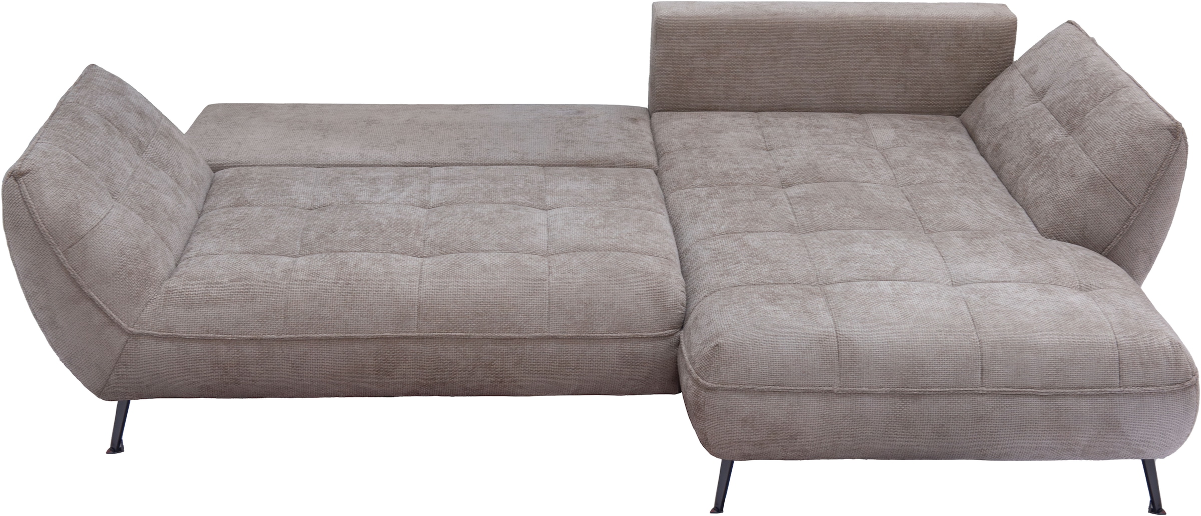 exxpo - sofa fashion Ecksofa »Samoa, bequem und modern, mit Easy-Lift-Bettfunktion, L-Form«, Ecksofa Samoa, inkl. Bettfunktion, Bettkasten und Rückenkissen