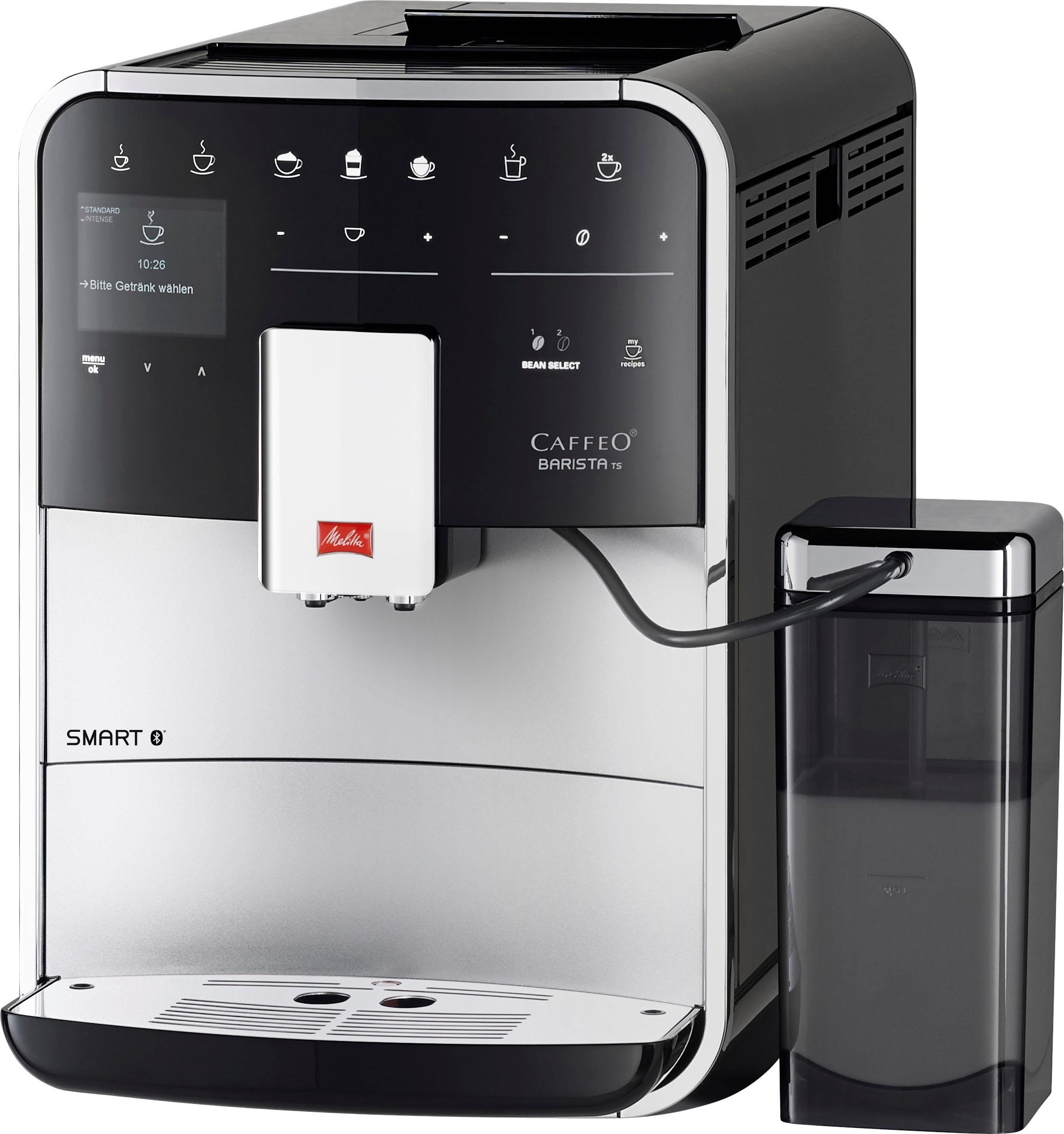 Thumbnail - Melitta Kaffeevollautomat "Barista TS Smart F850-102, schwarz" 21 Kaffeerezepte & 8 Benutzerprofile, 2-Kammer Bohnenbehä...