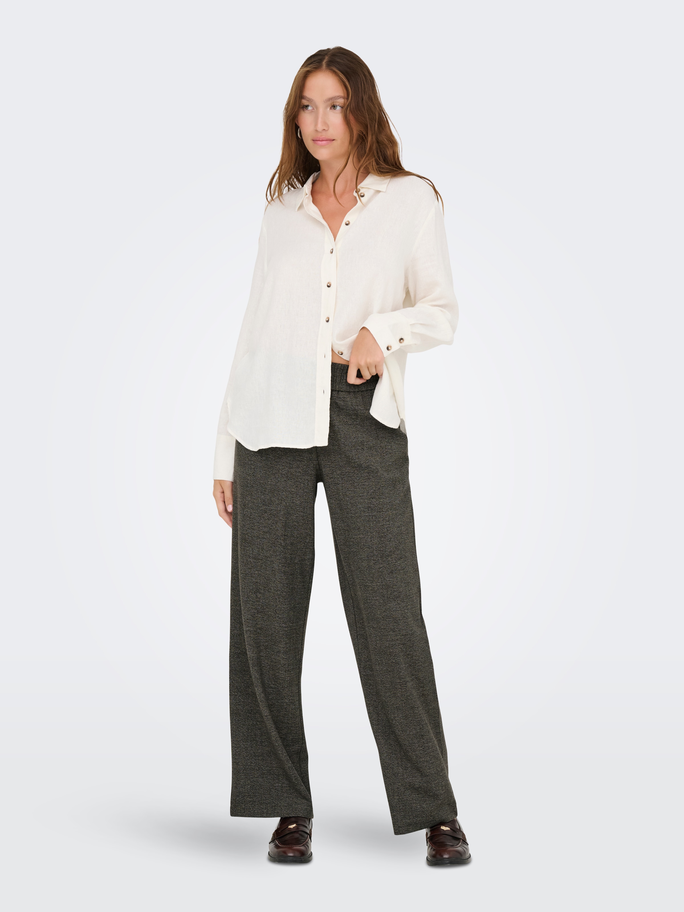 ONLY Schlupfhose "ONLDELL MW WIDE PULL-UP PANT TLR NOOS", Sommerhose günstig online kaufen