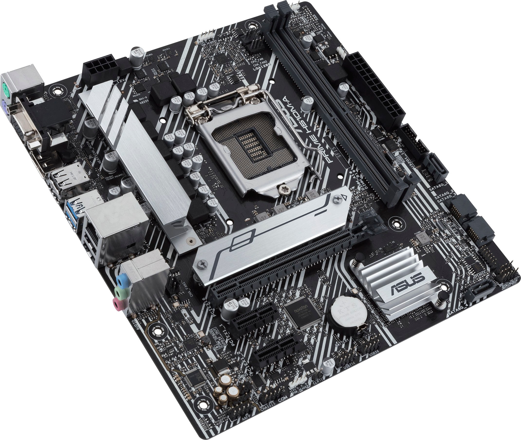 Asus Mainboard »PRIME H510M-A«, mATX, M.2, USB 3.2 Gen 1 Typ-A, Intel 1Gbit/s Ethernet, PCIe 4.0