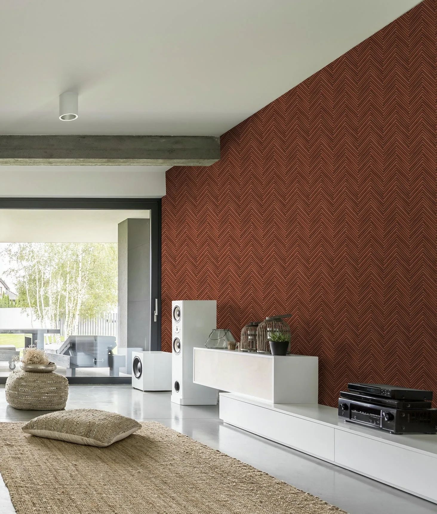 Marburg Vliestapete »Tapete Timber Mood«, Fischgratmuster, moderne Vliestapete für Wohnzimmer Schlafzimmer Küche