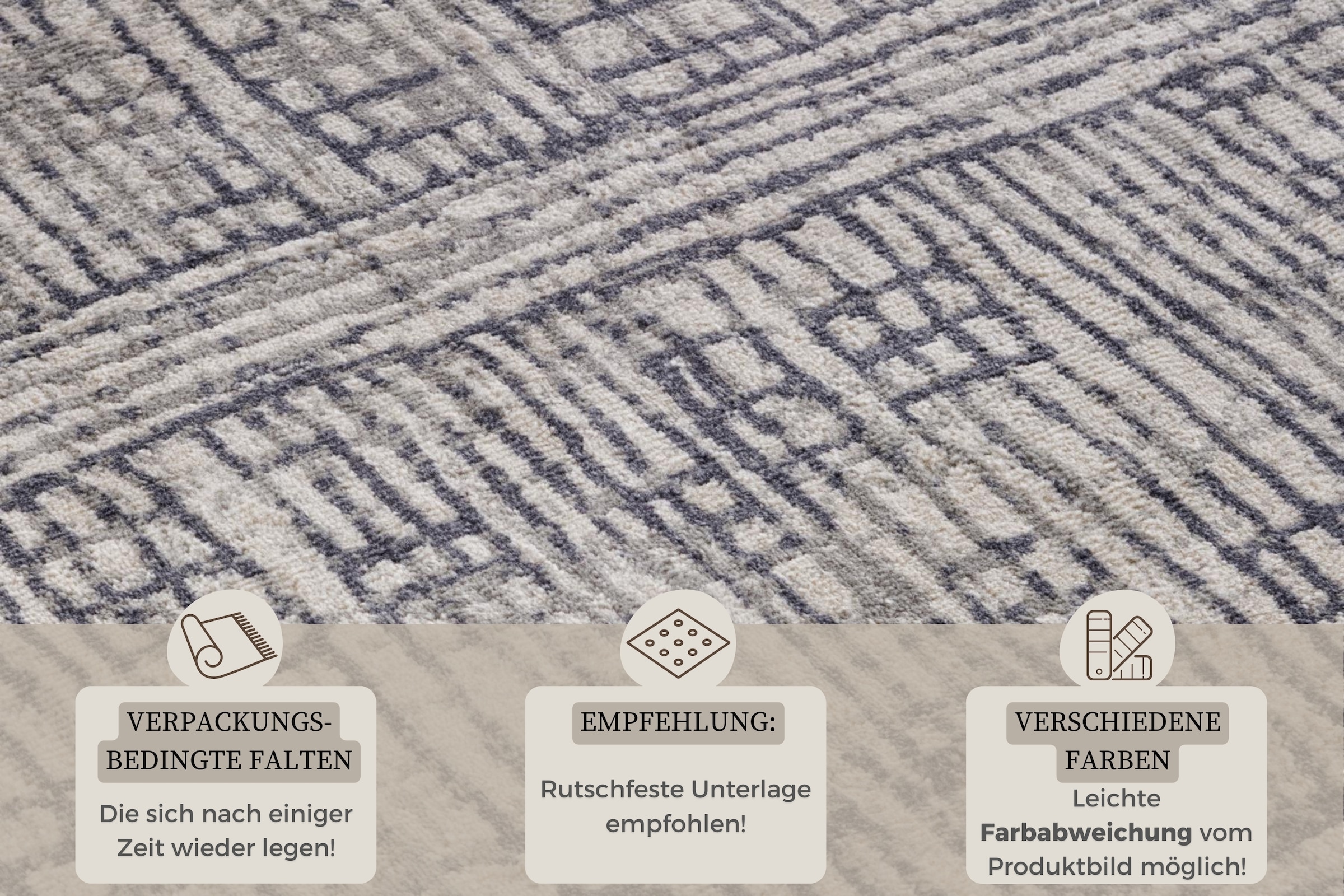 HANSE Home Teppich »Sole«, rechteckig, 8 mm Höhe, Kurzflor, Läufer, Vintage, Wohnzimmer, Schlafzimmer, Esszimmer, Flur