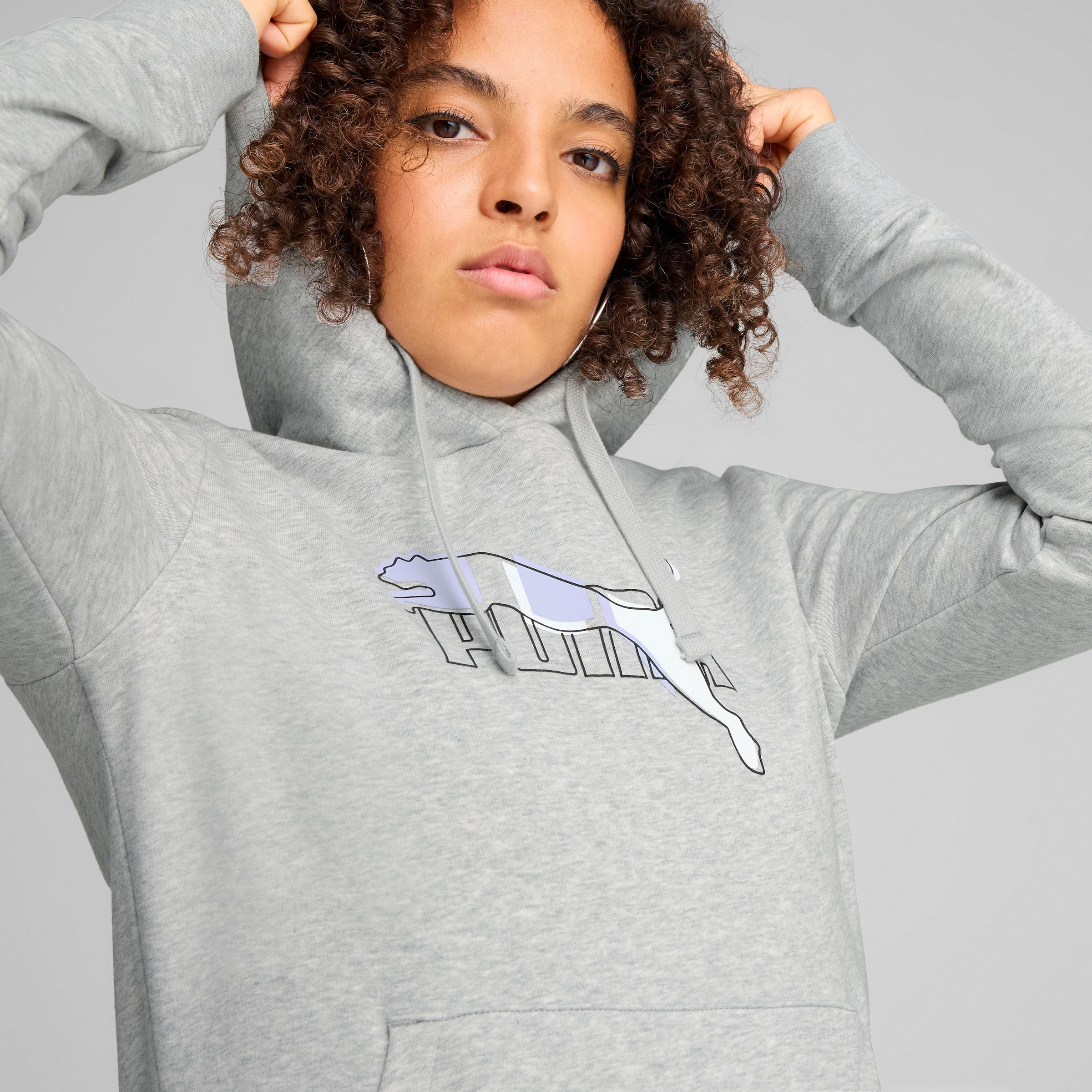 PUMA Kapuzensweatshirt »ESS LOGO LAB HOODIE TR«, mit Kängurutasche, mit verstellbarer Kapuze, mit Print-Applikation
