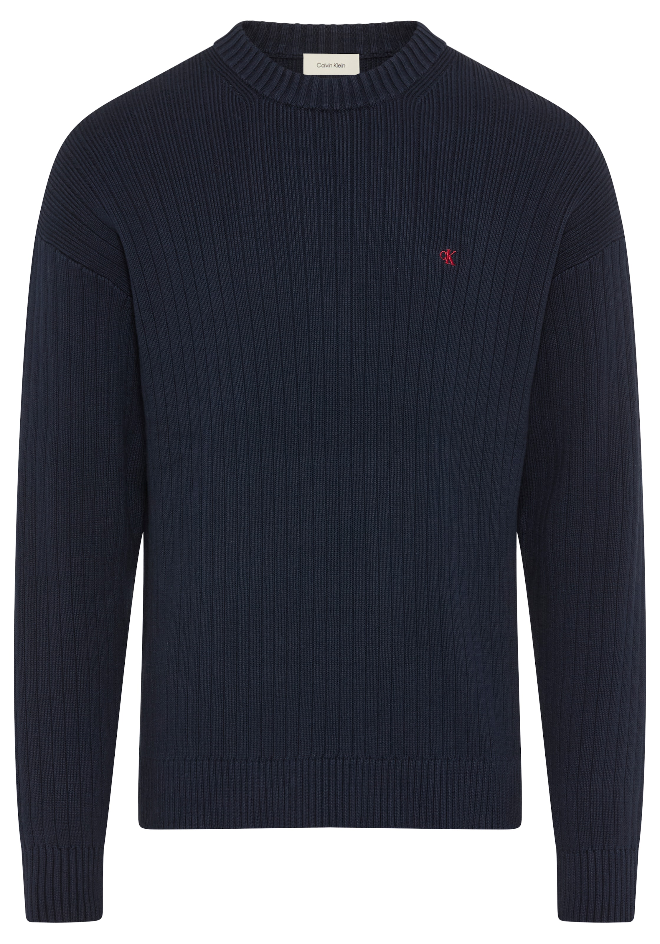 Calvin Klein Jeans Strickpullover, Rundhalsausschnitt, Regular Fit günstig online kaufen